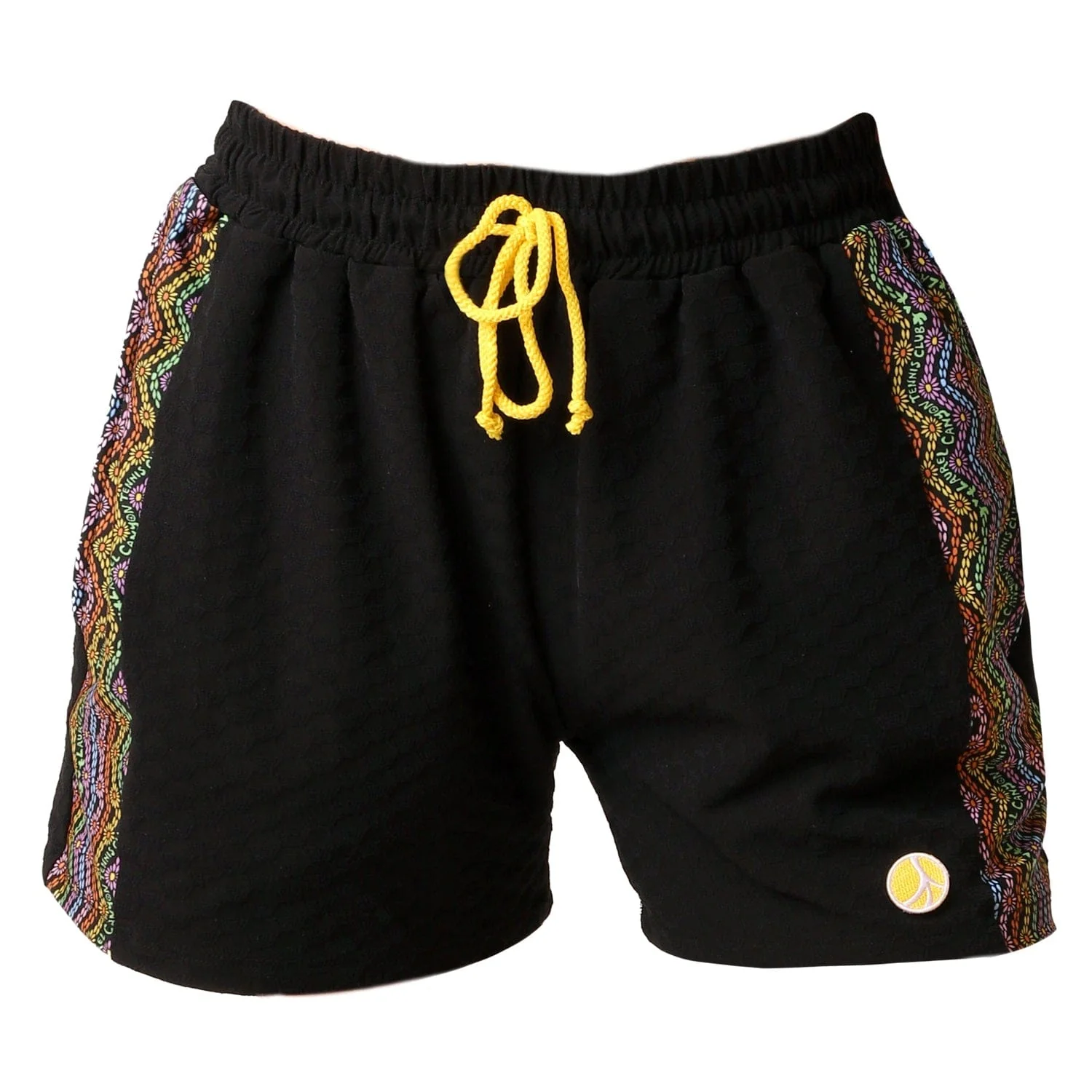 1972 Unisexy Tennis Shorts in Black - Image 6