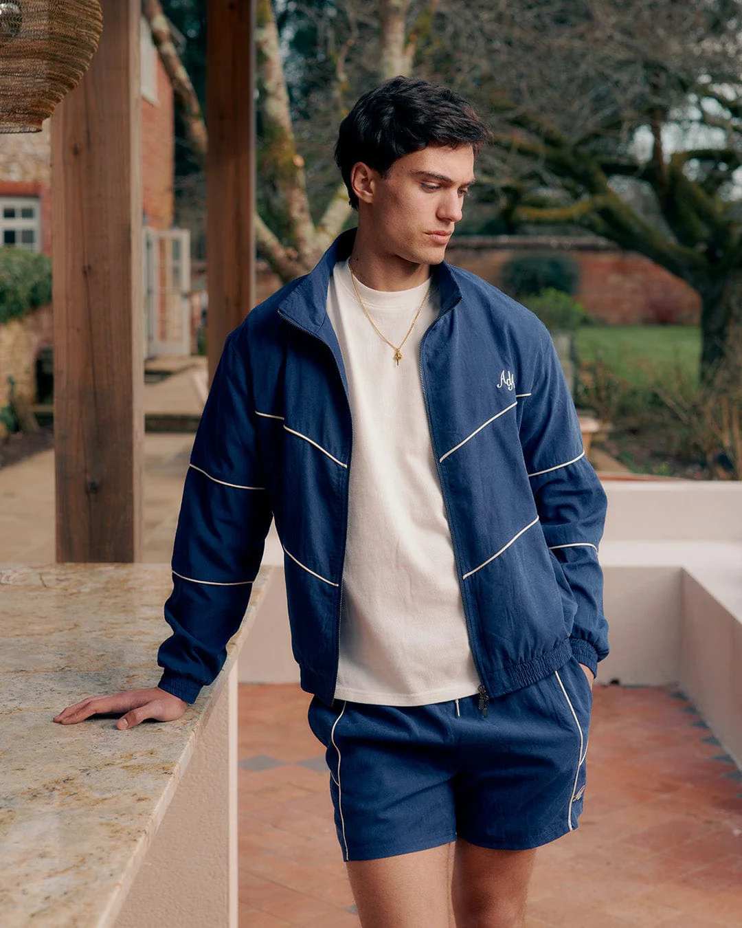 AdA Peyan Track Jacket | Navy Blue - Image 5