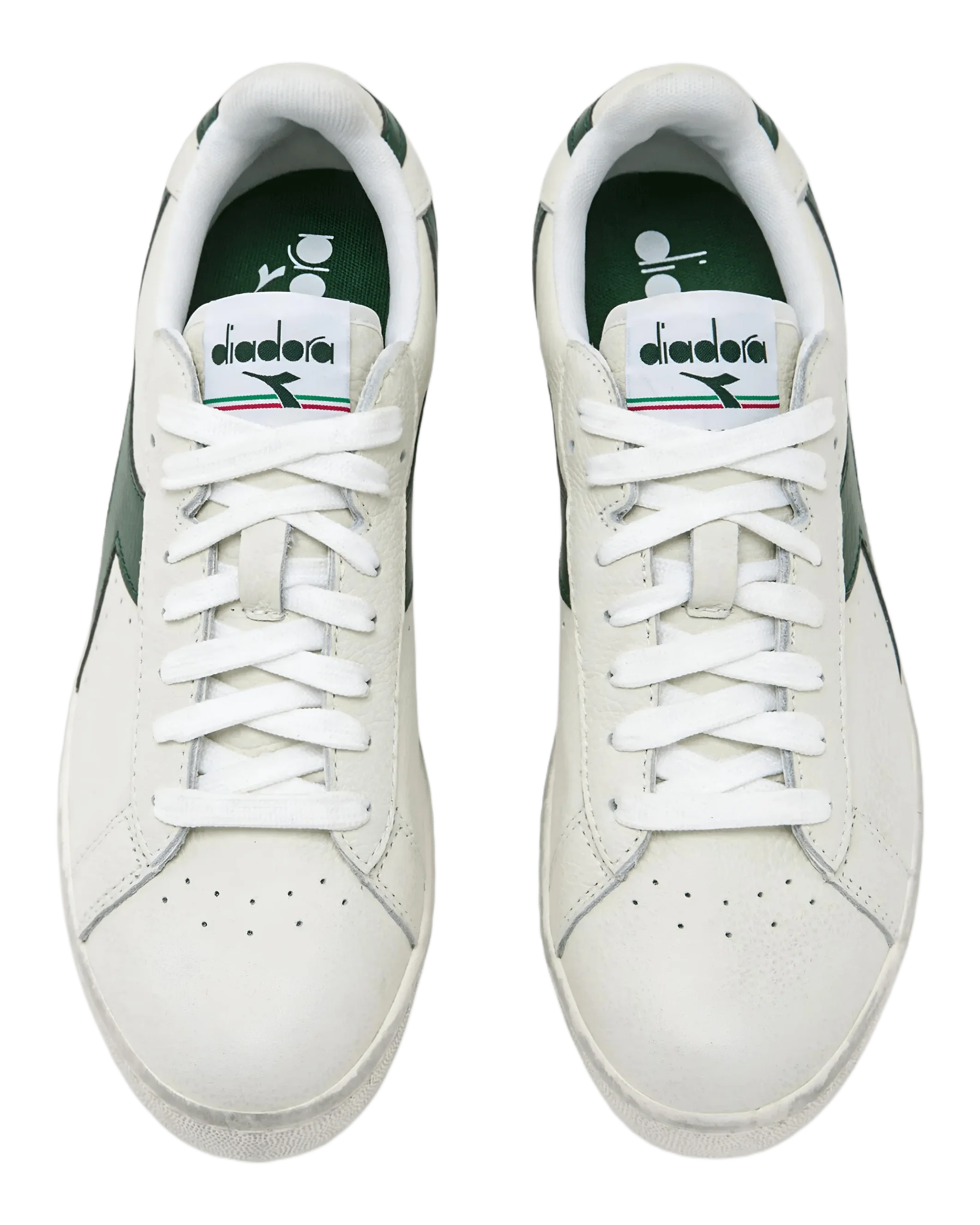 Game L Low Waxed White/Fogliage Green - Image 6