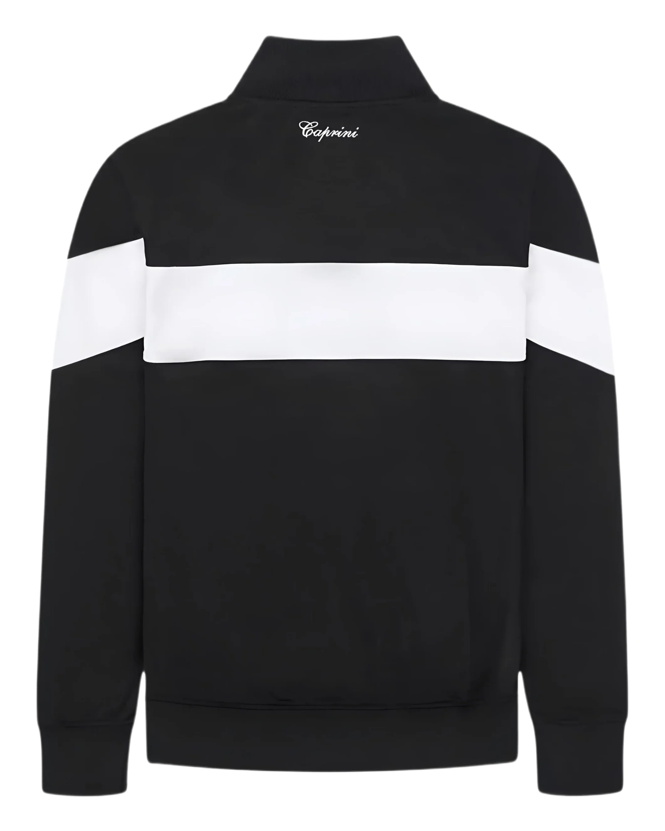 Caprini Track Top In Black - Image 2