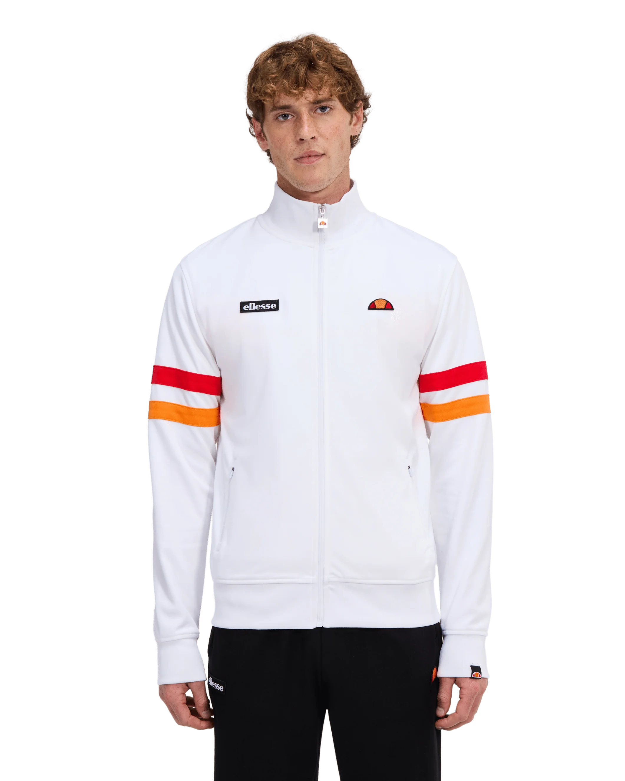 Palminteri Track Top in White - Image 2