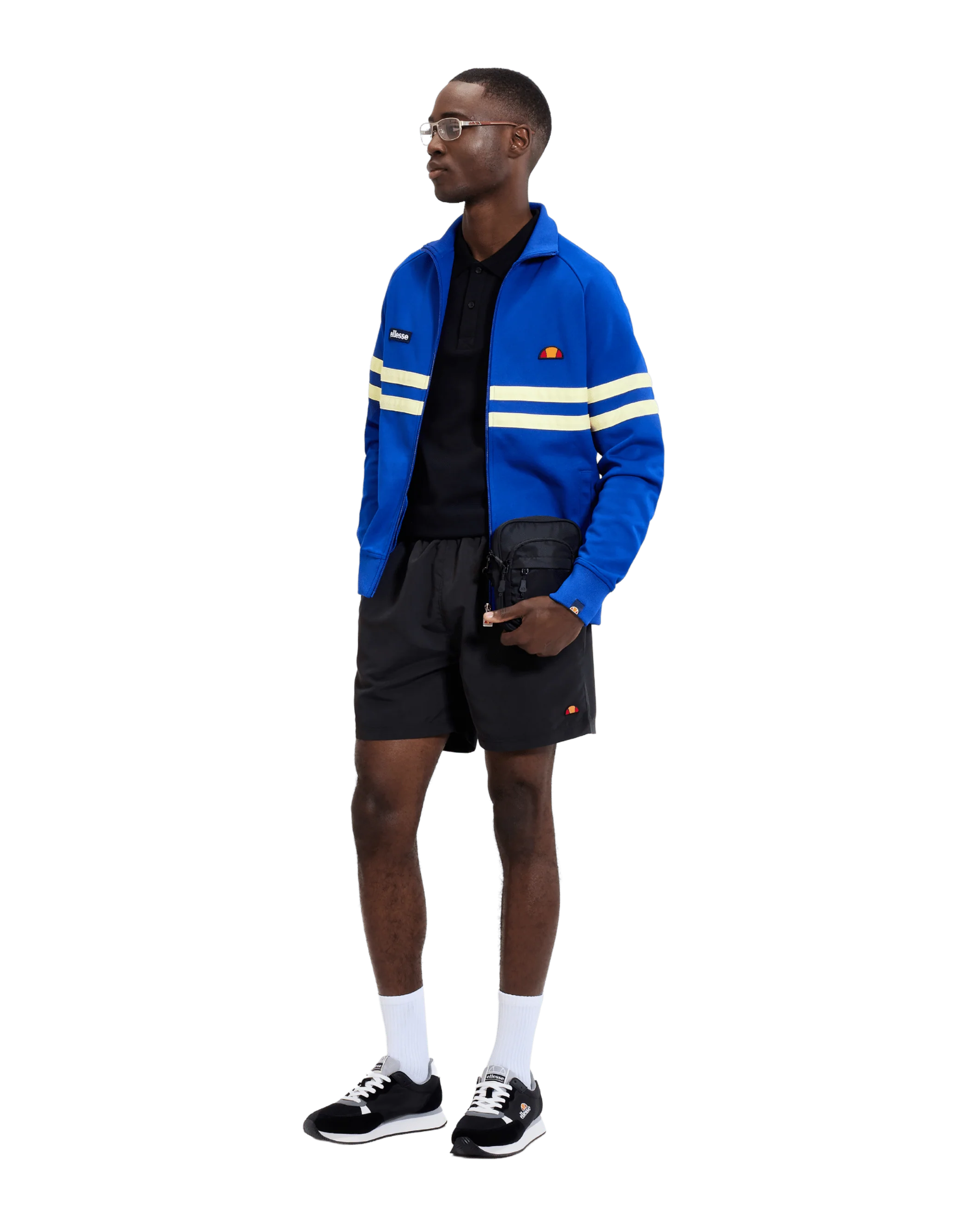 Rimini Track Top in Blue/Yellow - Image 4