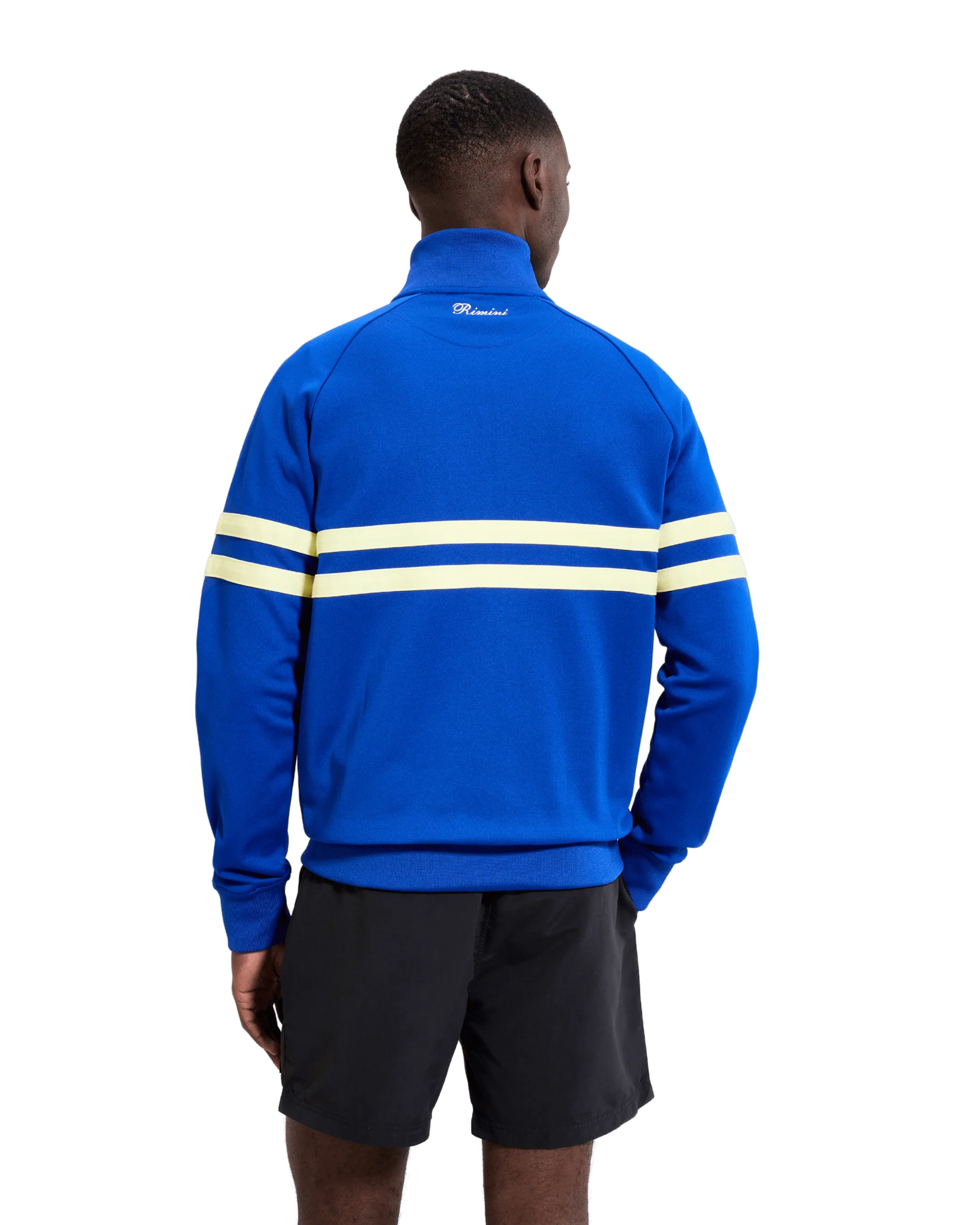 Rimini Track Top in Blue/Yellow - Image 5