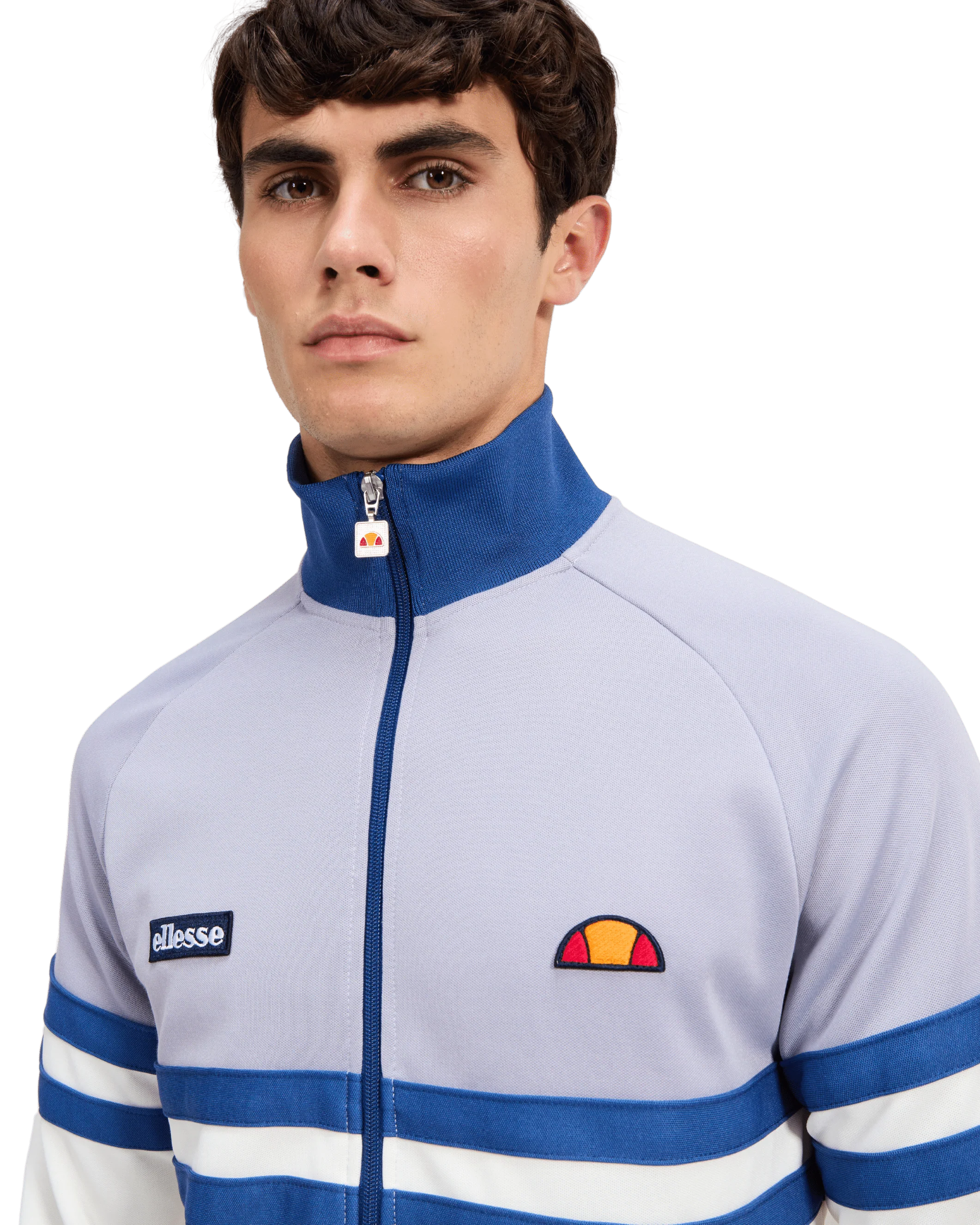 Rimini Track Top in Lavender/Off White - Image 4