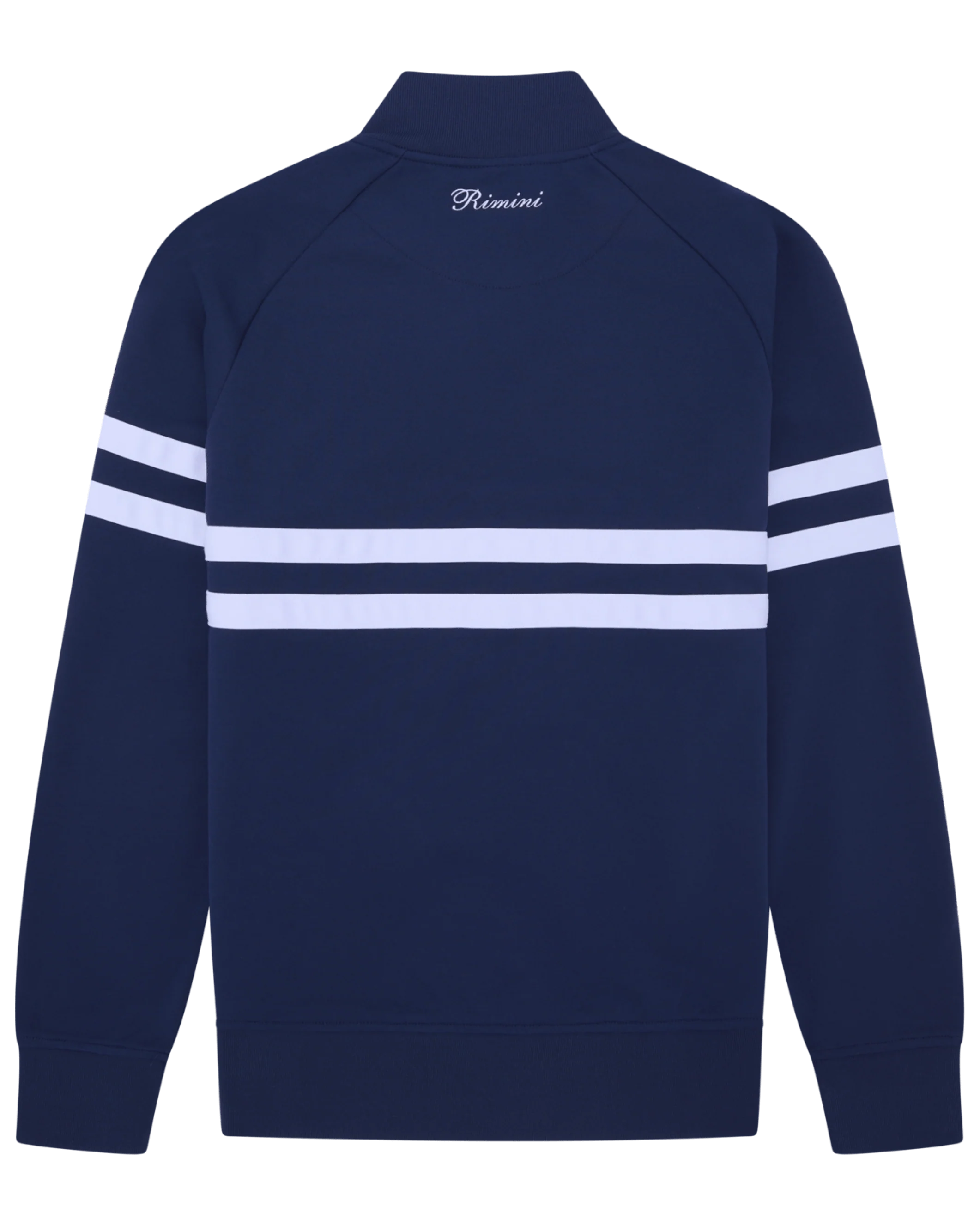 Rimini Track Top in Navy/White - Image 5