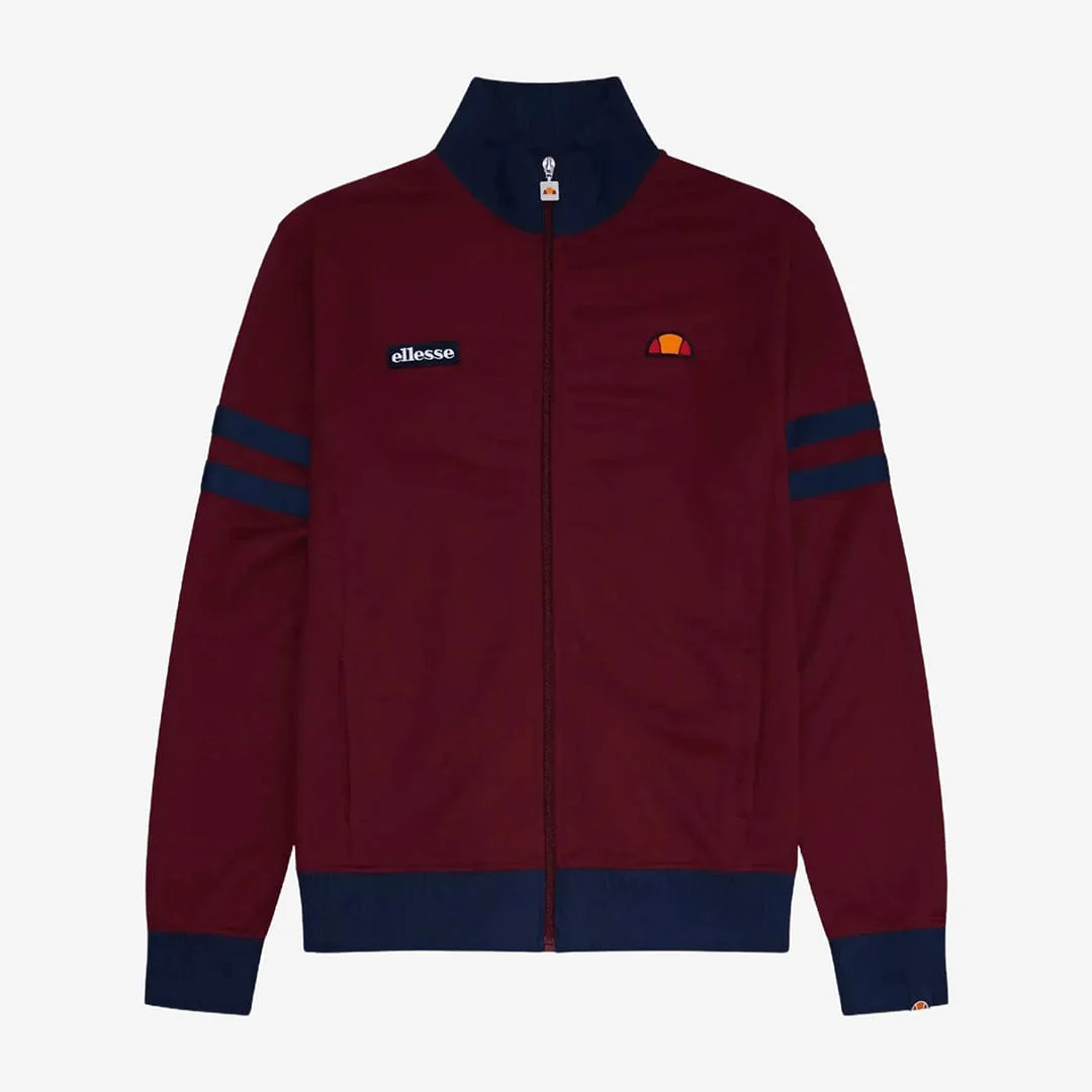 Roma Track Top In Burgundy