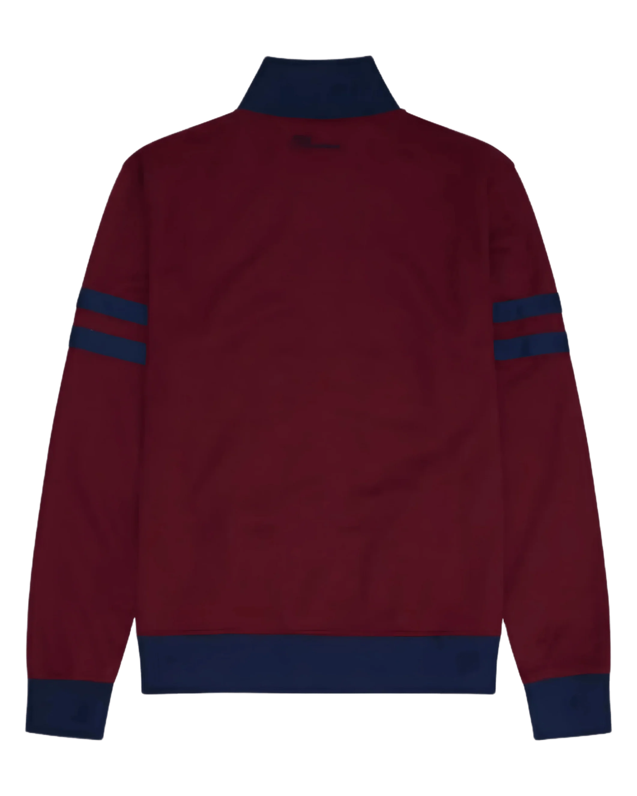 Roma Track Top In Burgundy - Image 2