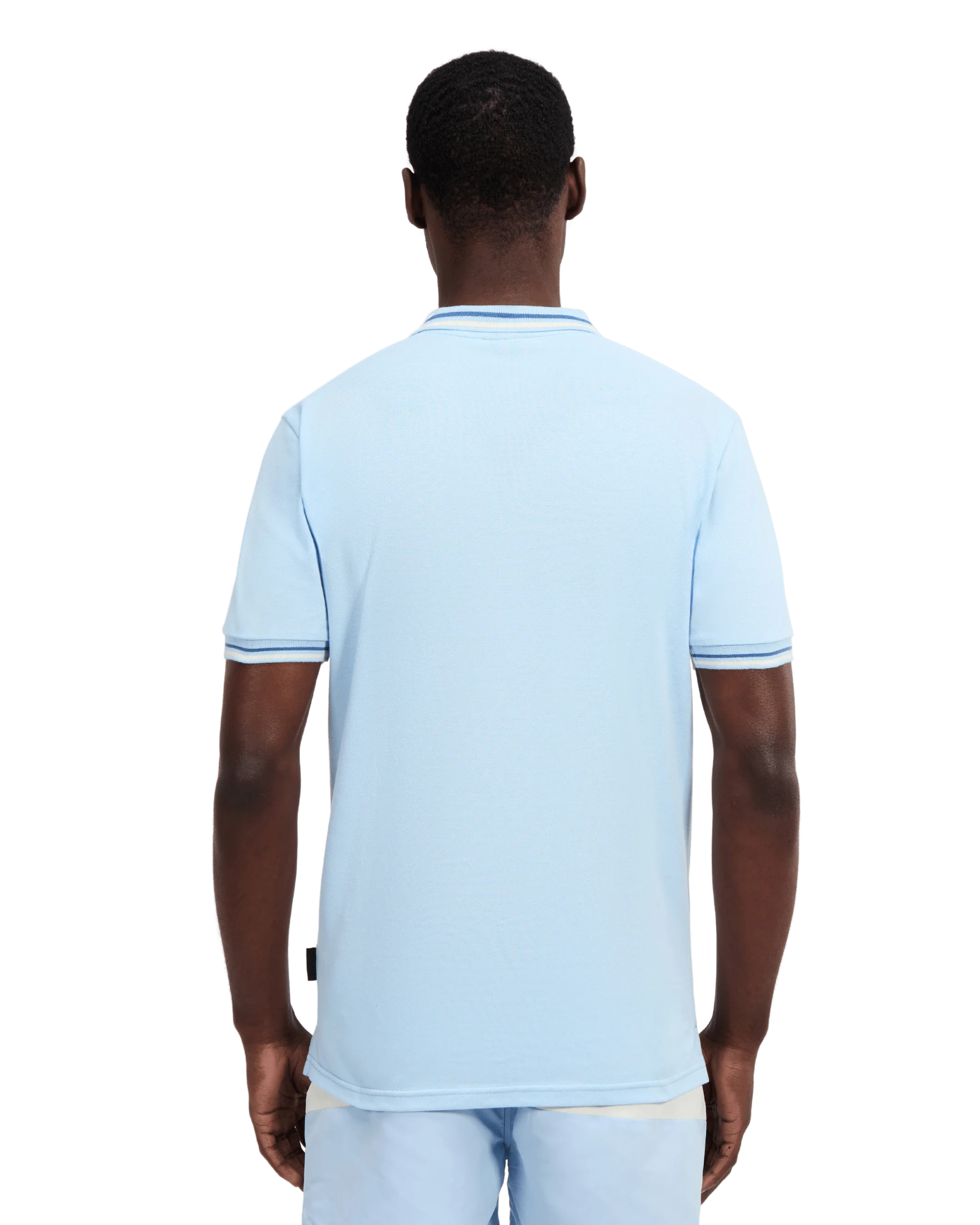 Rooks Polo Shirt in Light Blue - Image 4