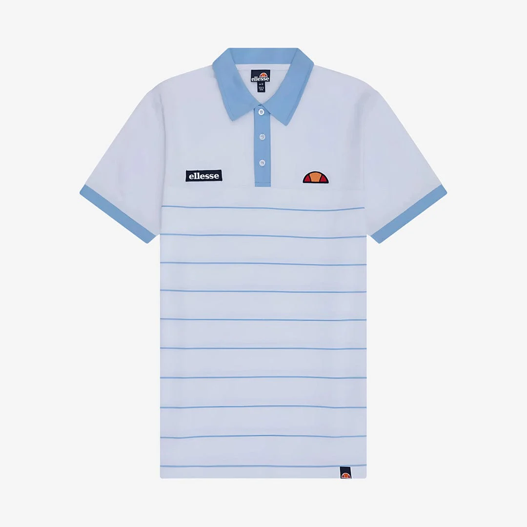 Tor Polo In White/Light Blue