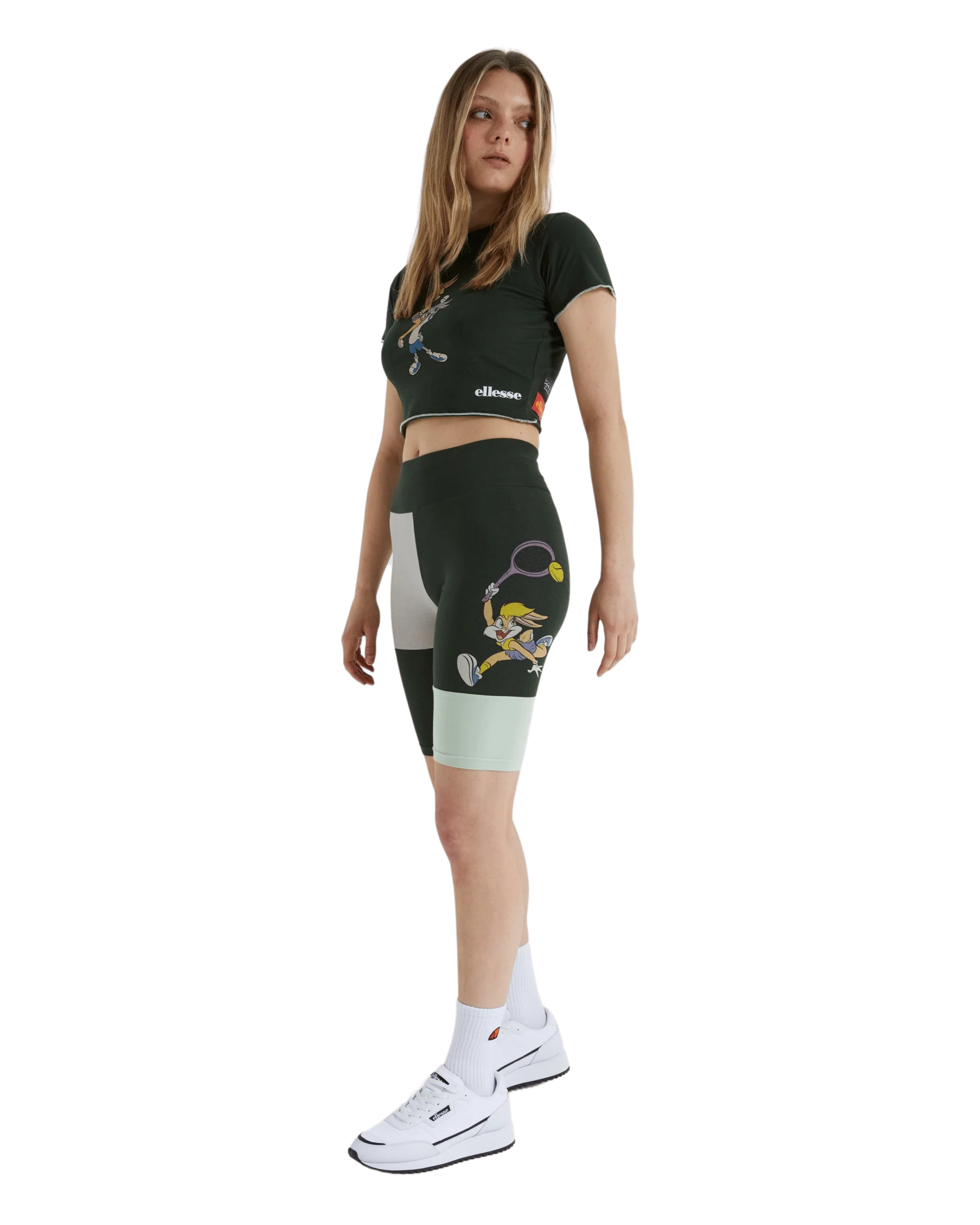Twabbit Looney Tunes Shorts in Green