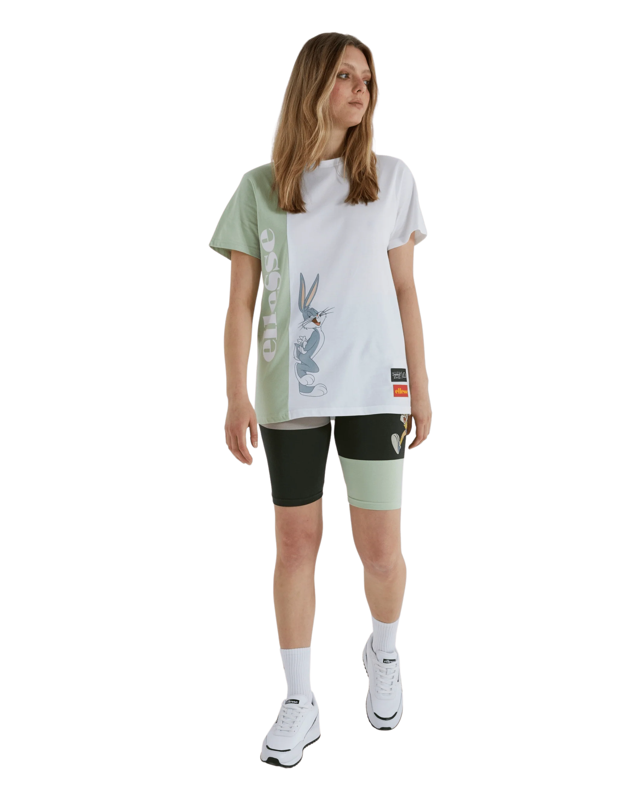 Tweetood Looney Tunes White Oversized T-Shirt - Image 2