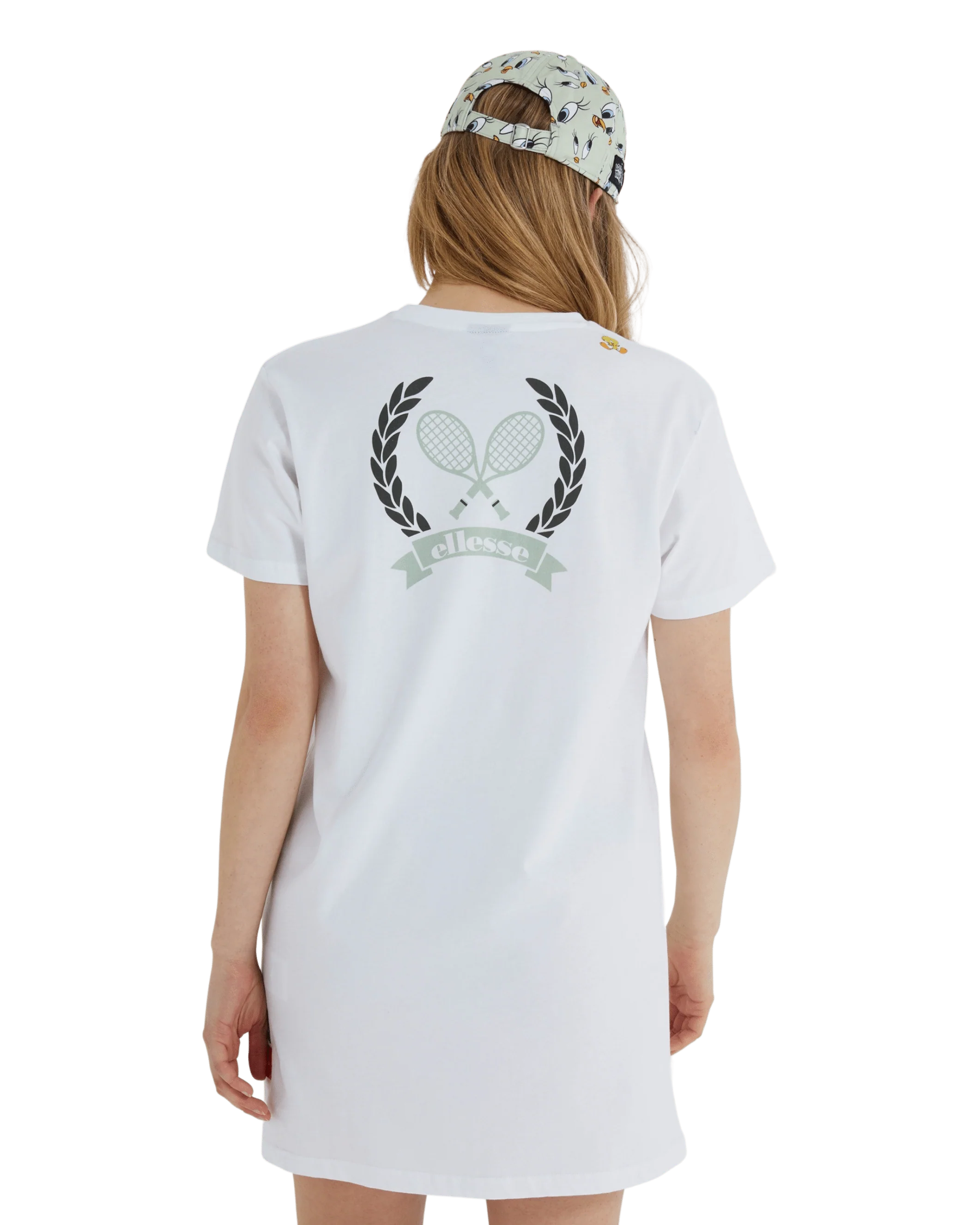 Waab Looney Tunes Dress in White - Image 3