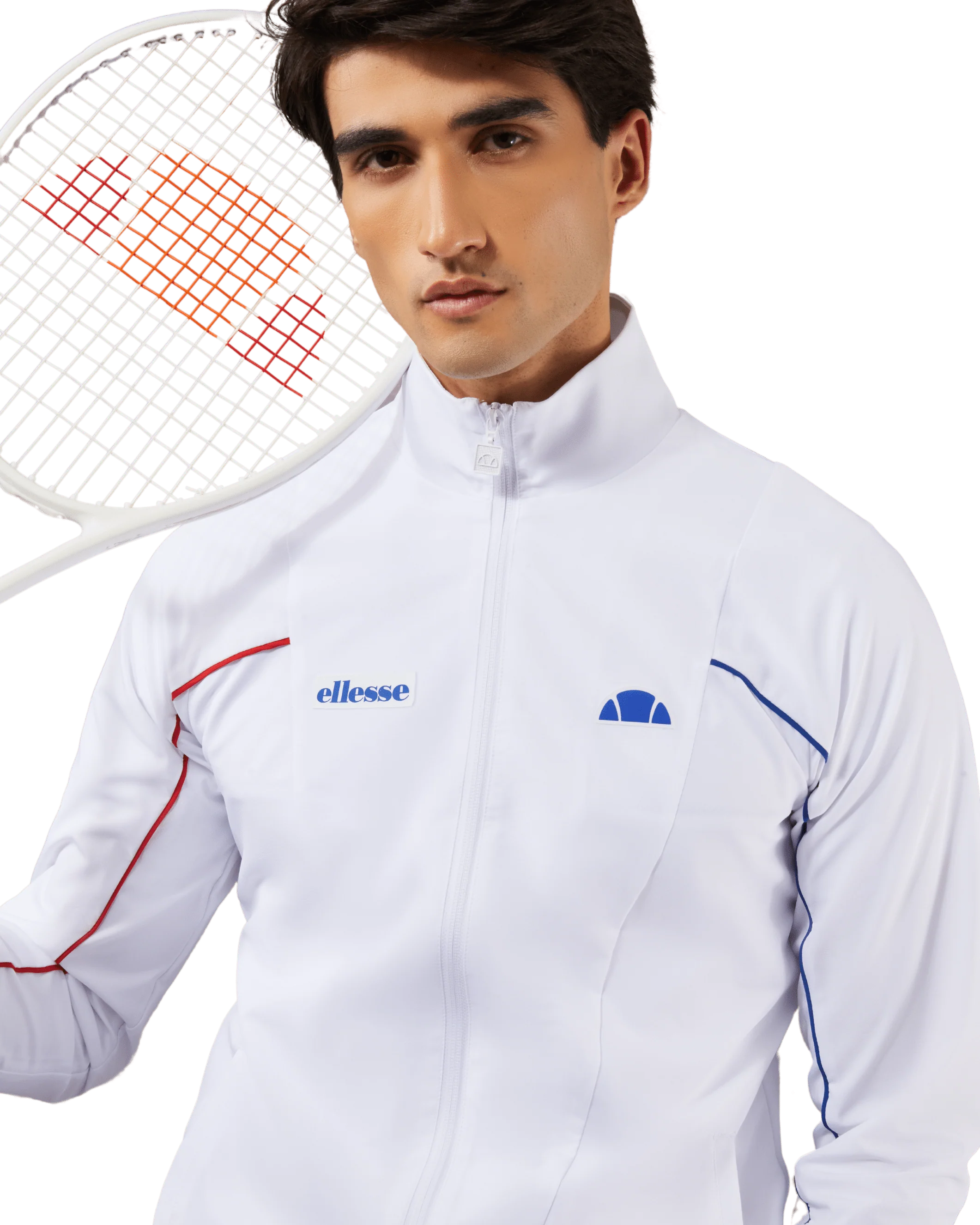 Woodford Track Top in White - Image 2