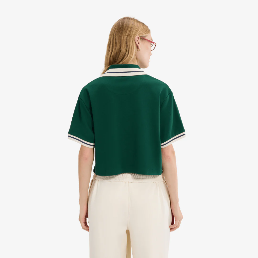 Fernie Polo Shirt in Dark Green - Image 3