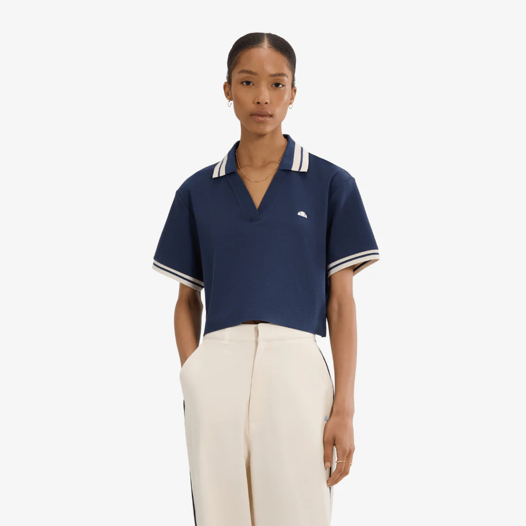 Fernie Polo Shirt in Navy - Image 4