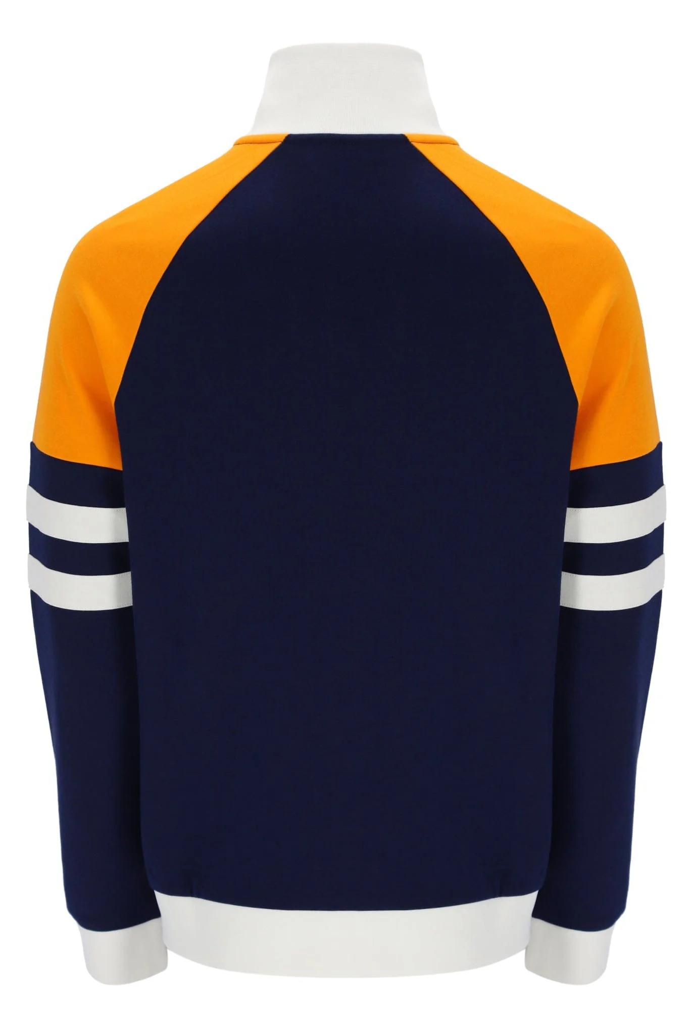 Founder Cut And Sew Track Jacket In Fila Navy/Gardenia/Bright Marigold - Image 3