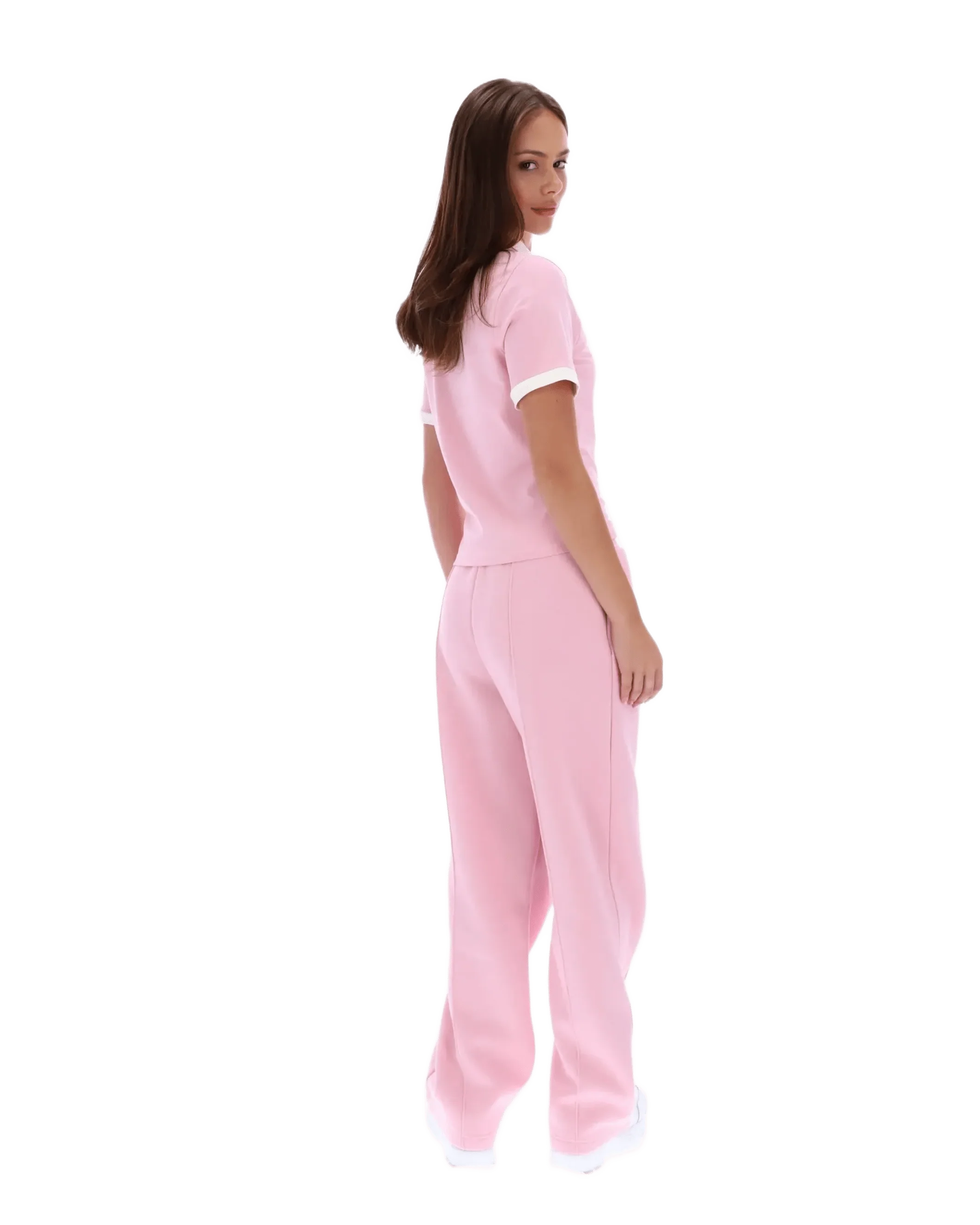 Harlo Fitted Iconic Polo in Pink Nectar/Gardenia - Image 10