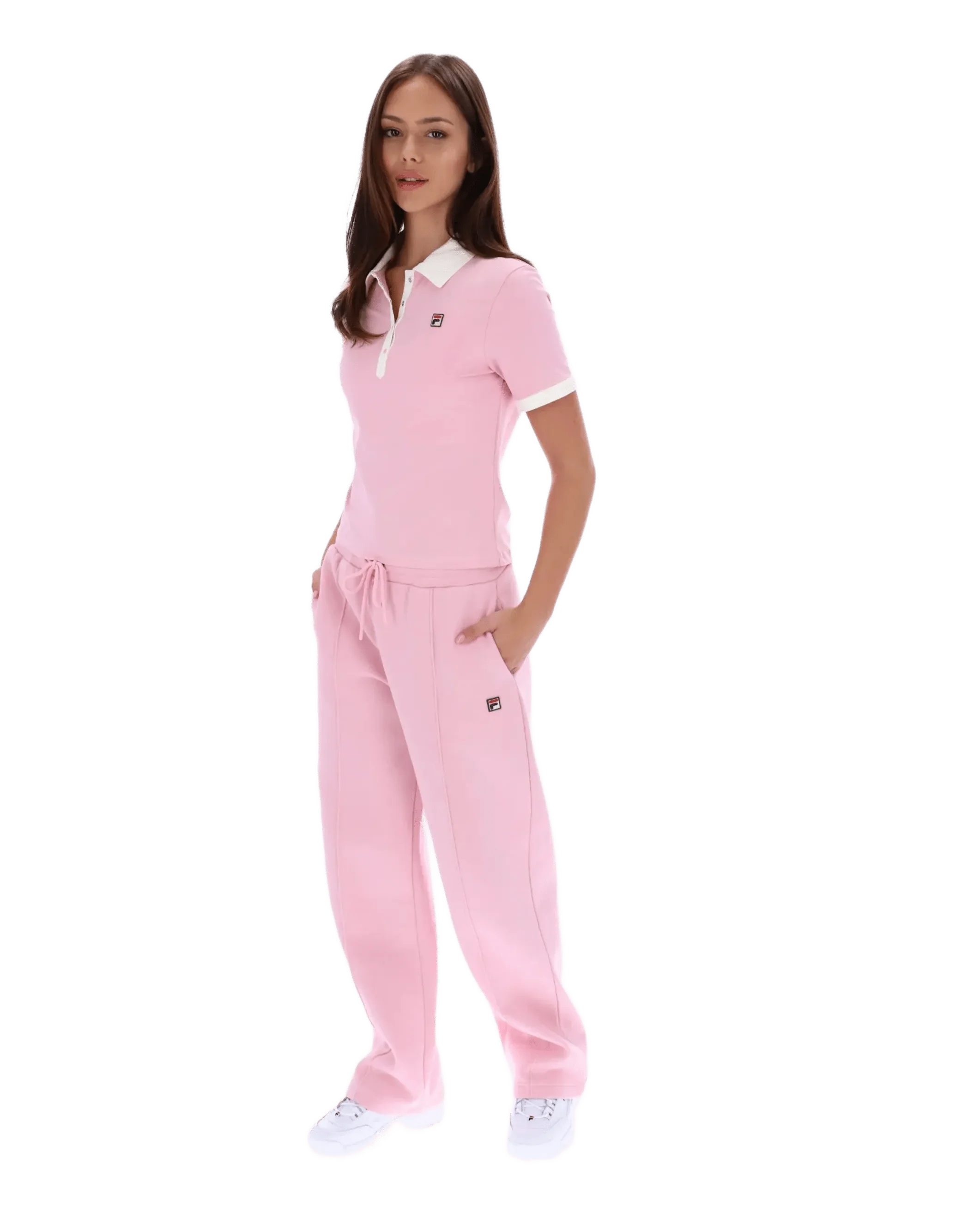 Harlo Fitted Iconic Polo in Pink Nectar/Gardenia - Image 4
