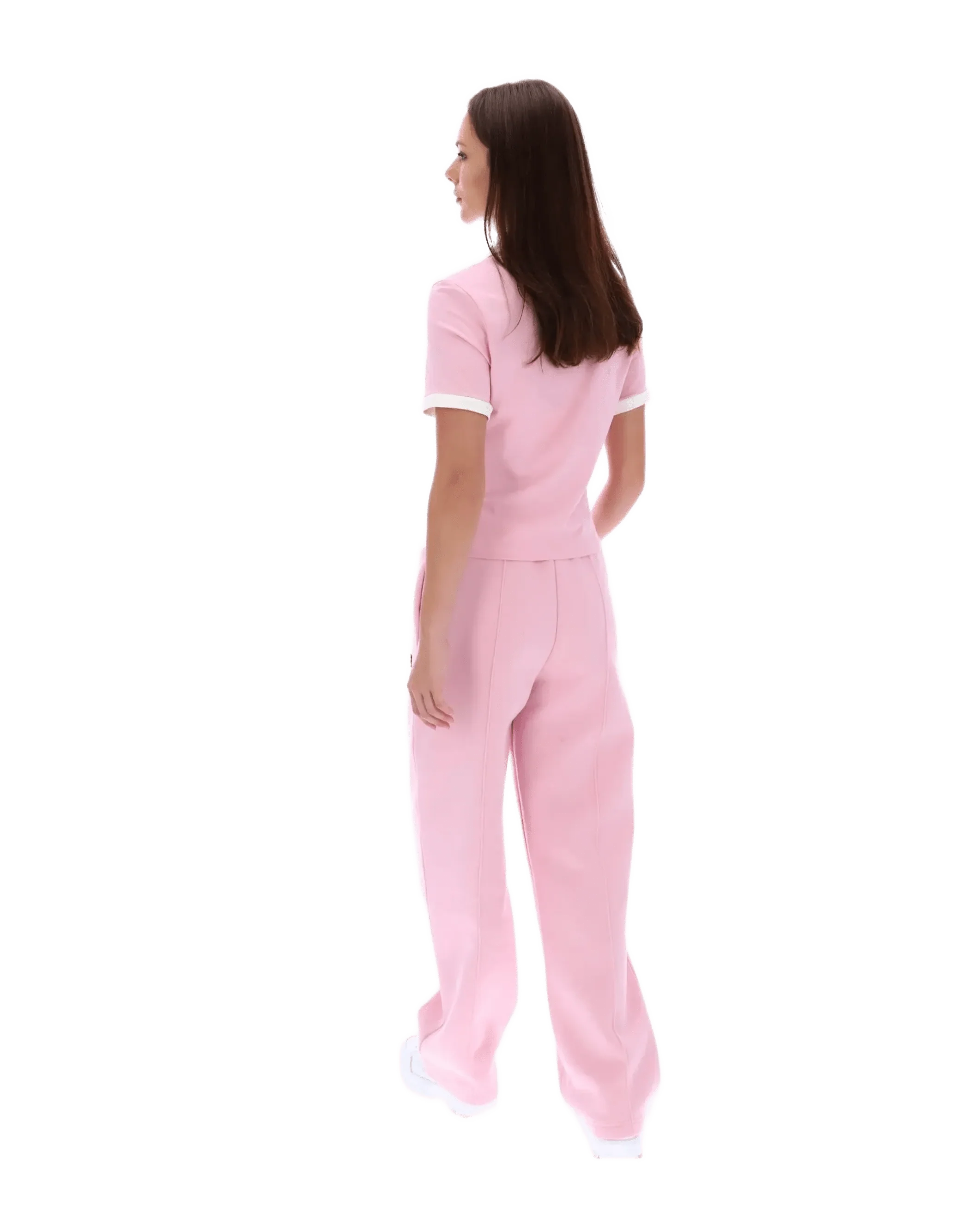 Harlo Fitted Iconic Polo in Pink Nectar/Gardenia - Image 8
