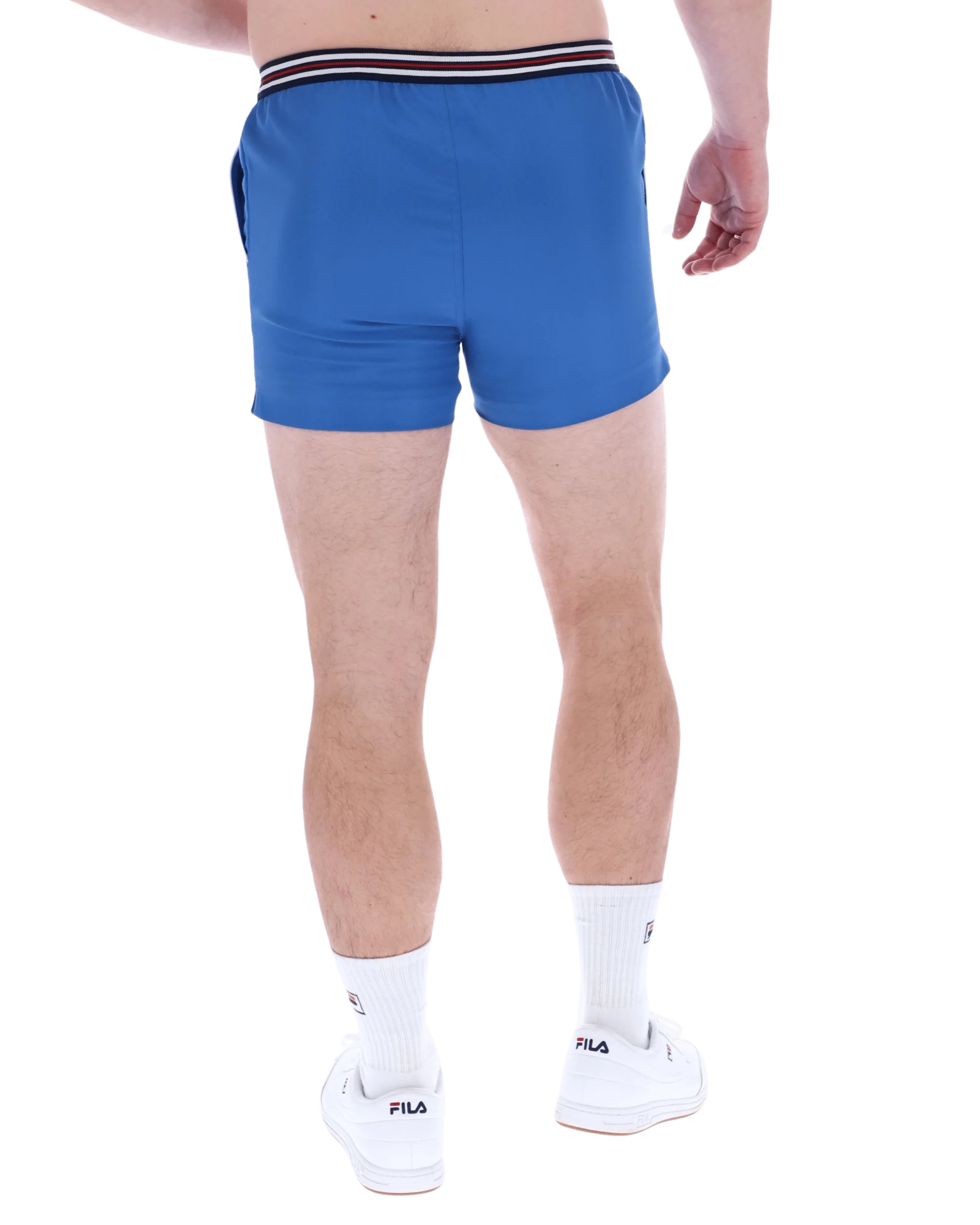 Hightide macTerry Pocket Stripe Shorts In Turkish Sea - Image 4