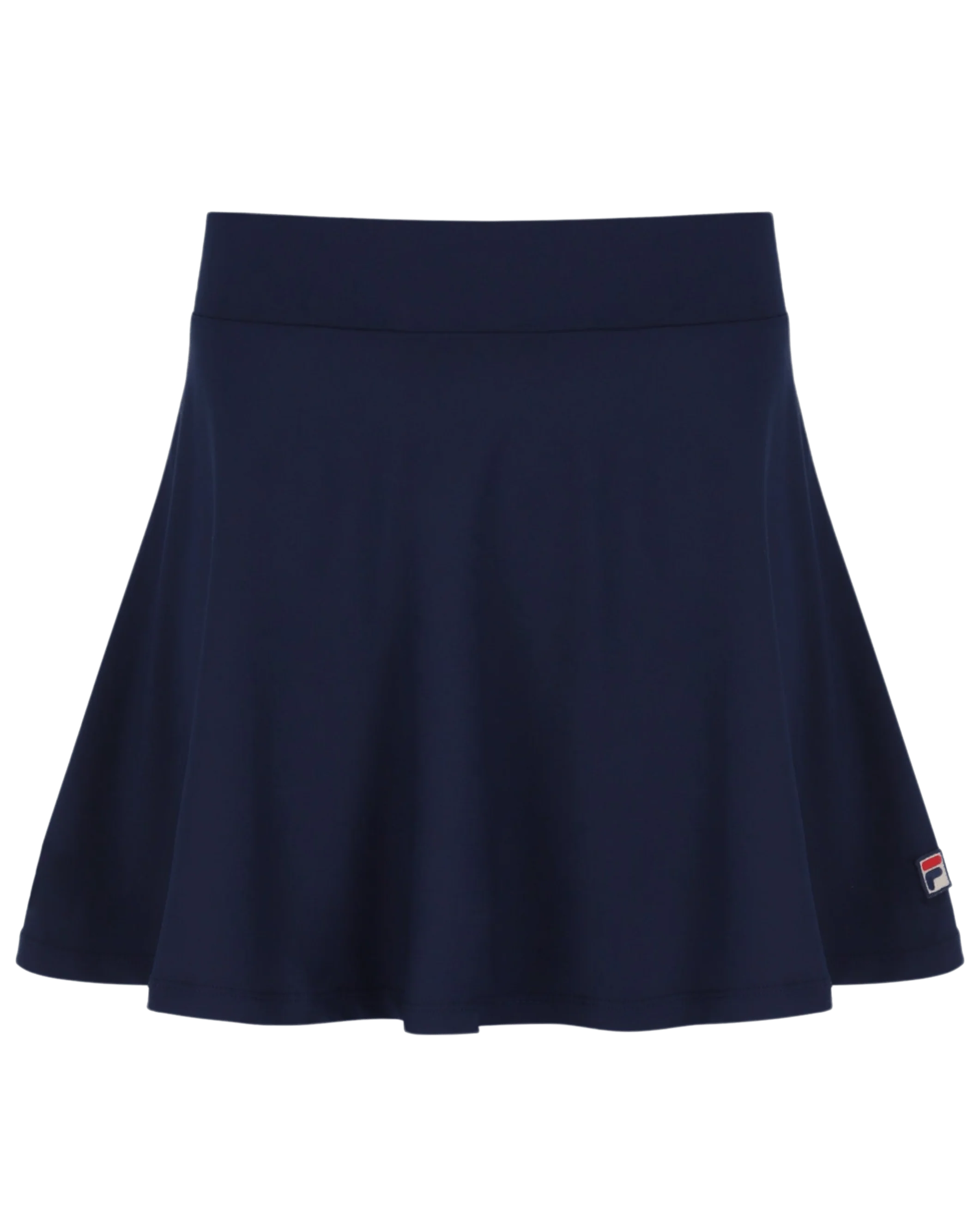 Jeena Skater Style Tennis Skirt Badge In Navy - Image 5