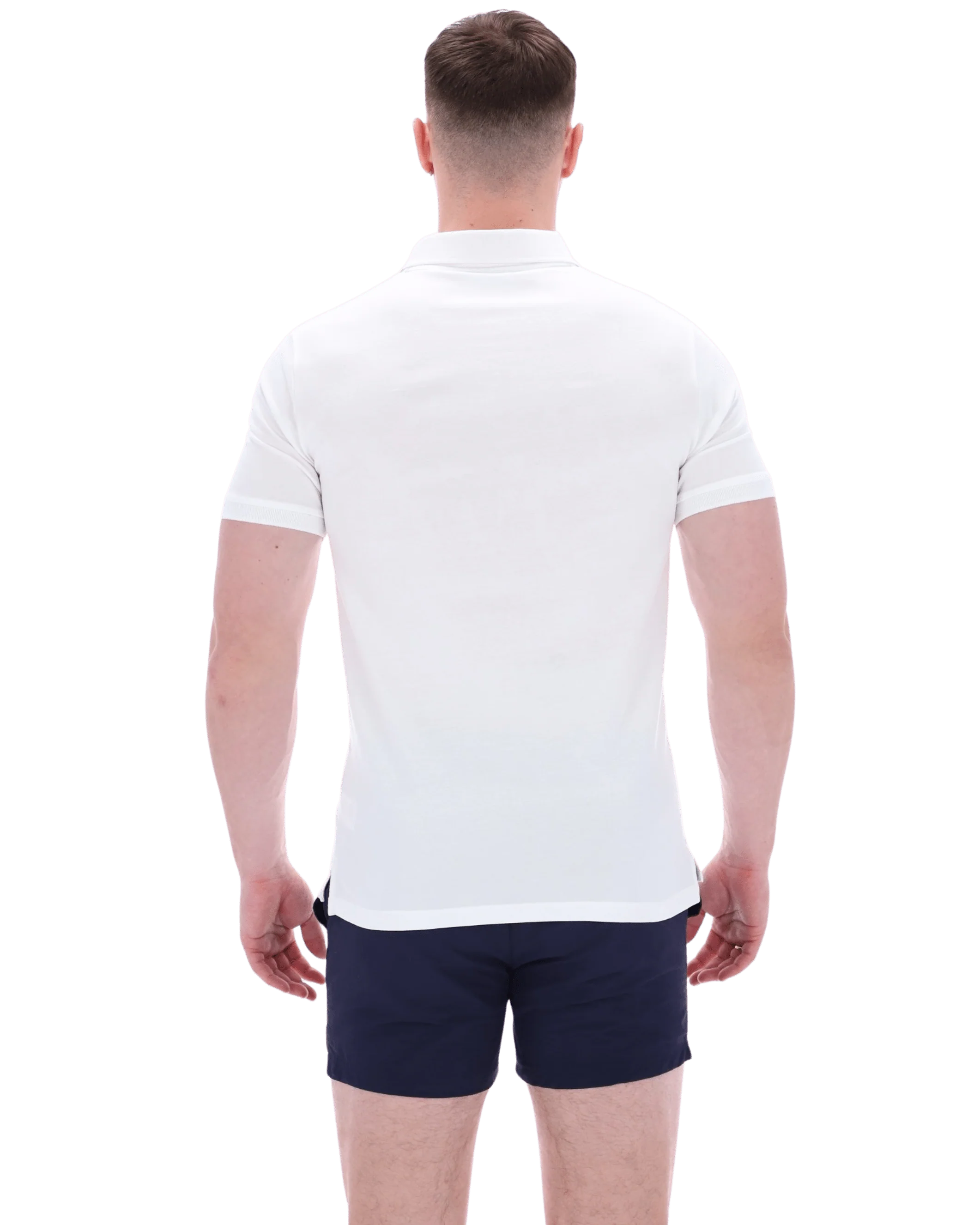 Panatta Short Sleeve Polo In White - Image 8
