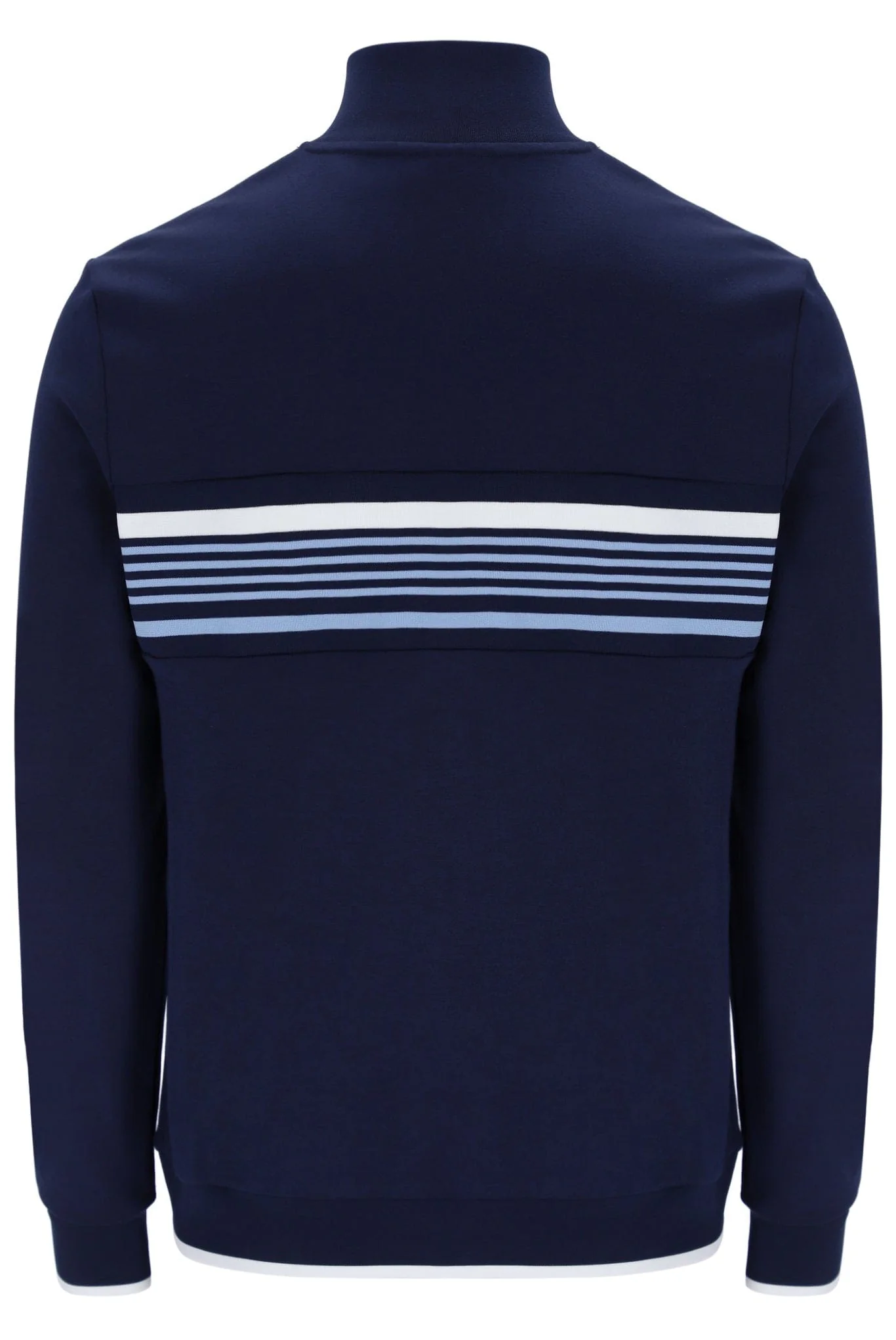 Vasco Cut And Sew Track Jacket  Jacquard Tape In Fila Navy/White/Vista Blue - Image 2