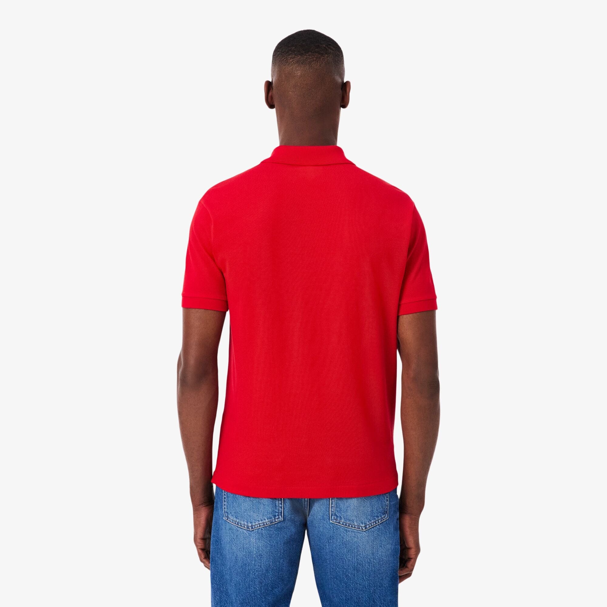 Lacoste L.12.12 Polo in Rouge - Image 4