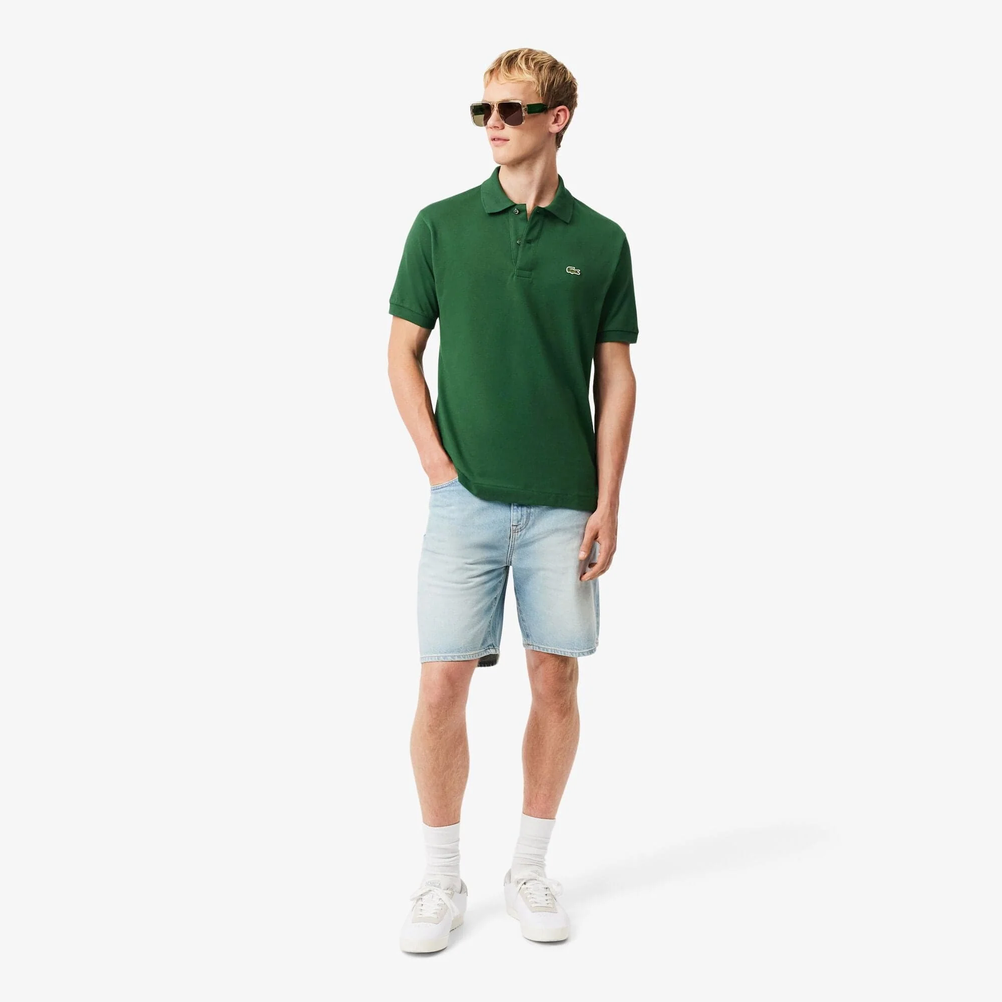 Lacoste L.12.12 Polo in Vert Green - Image 6