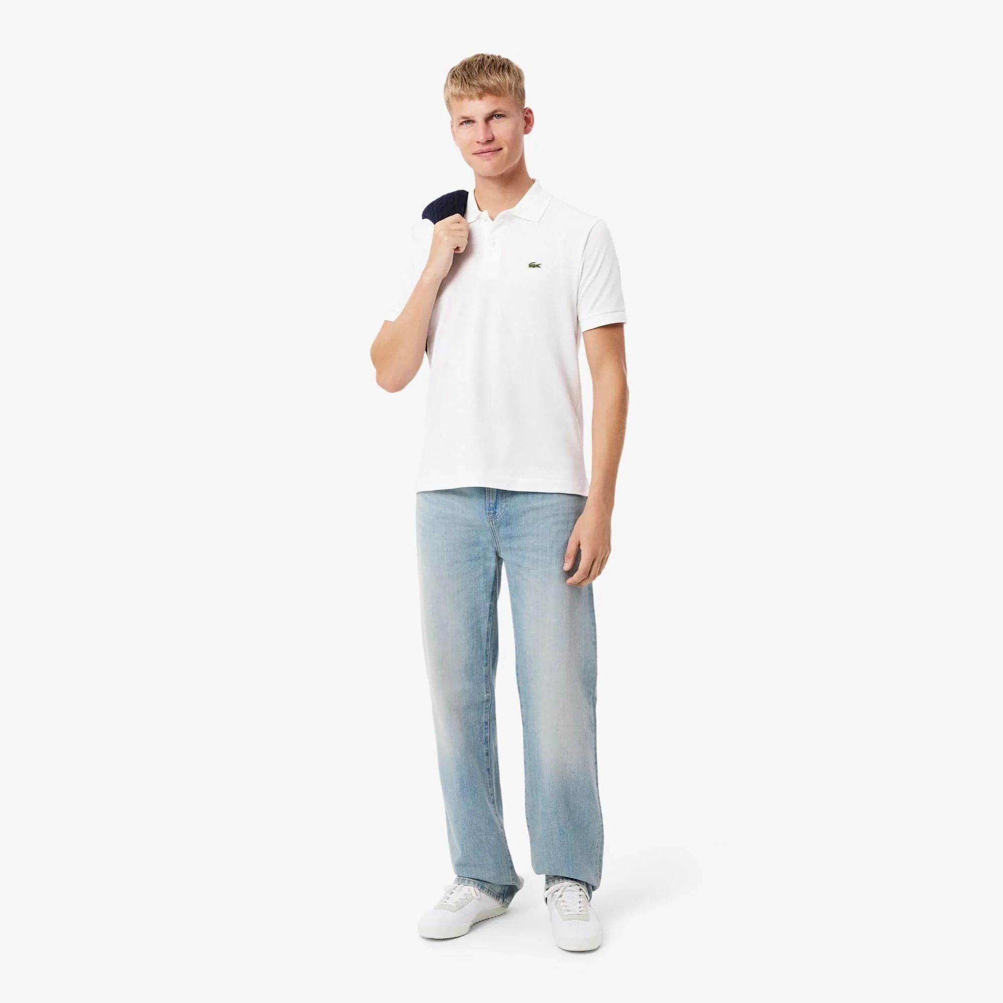 Lacoste L.12.12 Polo in White-Blanc - Image 7