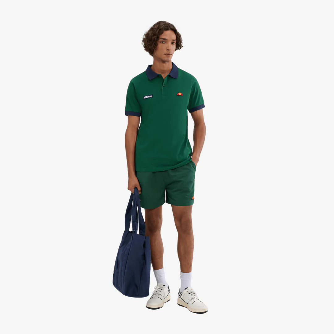 Lessepsia Polo in Dark Green/Navy - Image 5