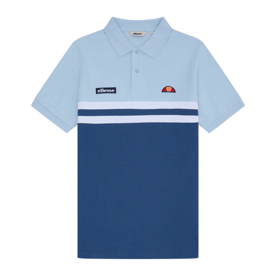 Muccia Polo in Blue/Light blue
