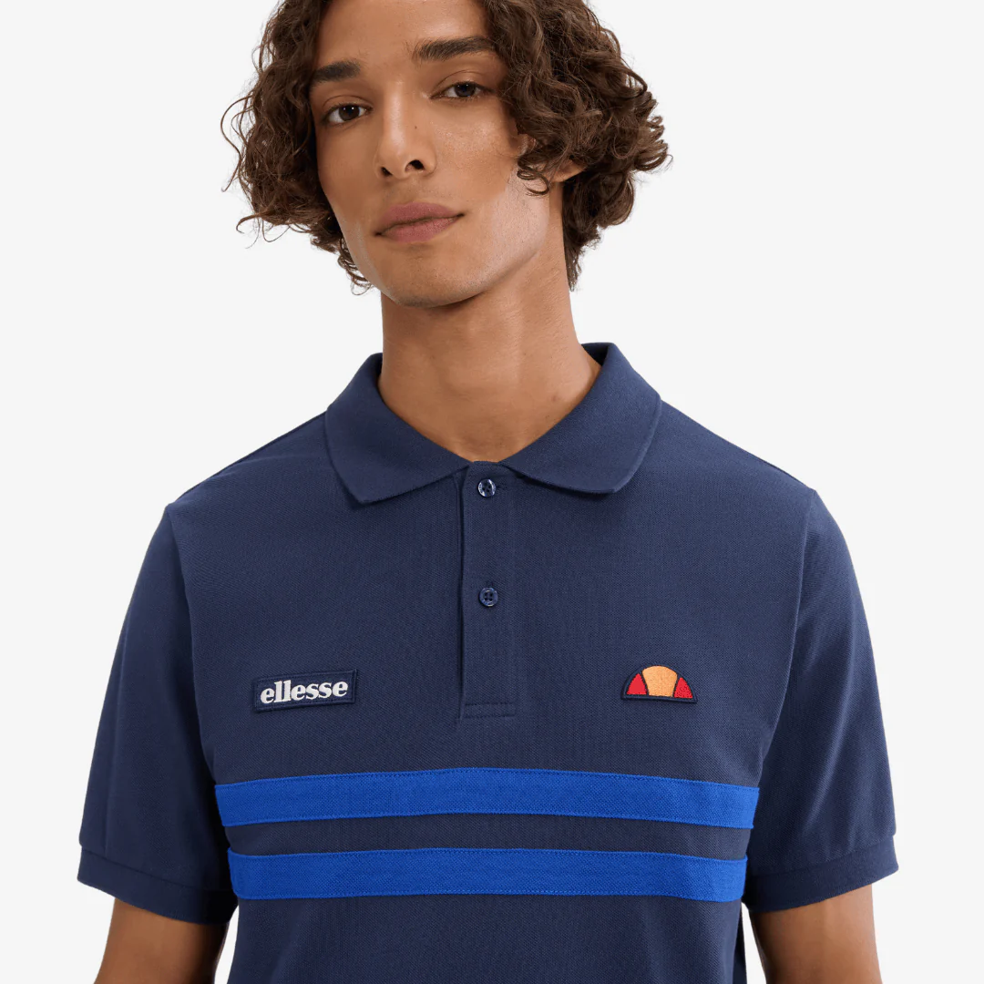 Muccia Polo in Navy/Blue - Image 3