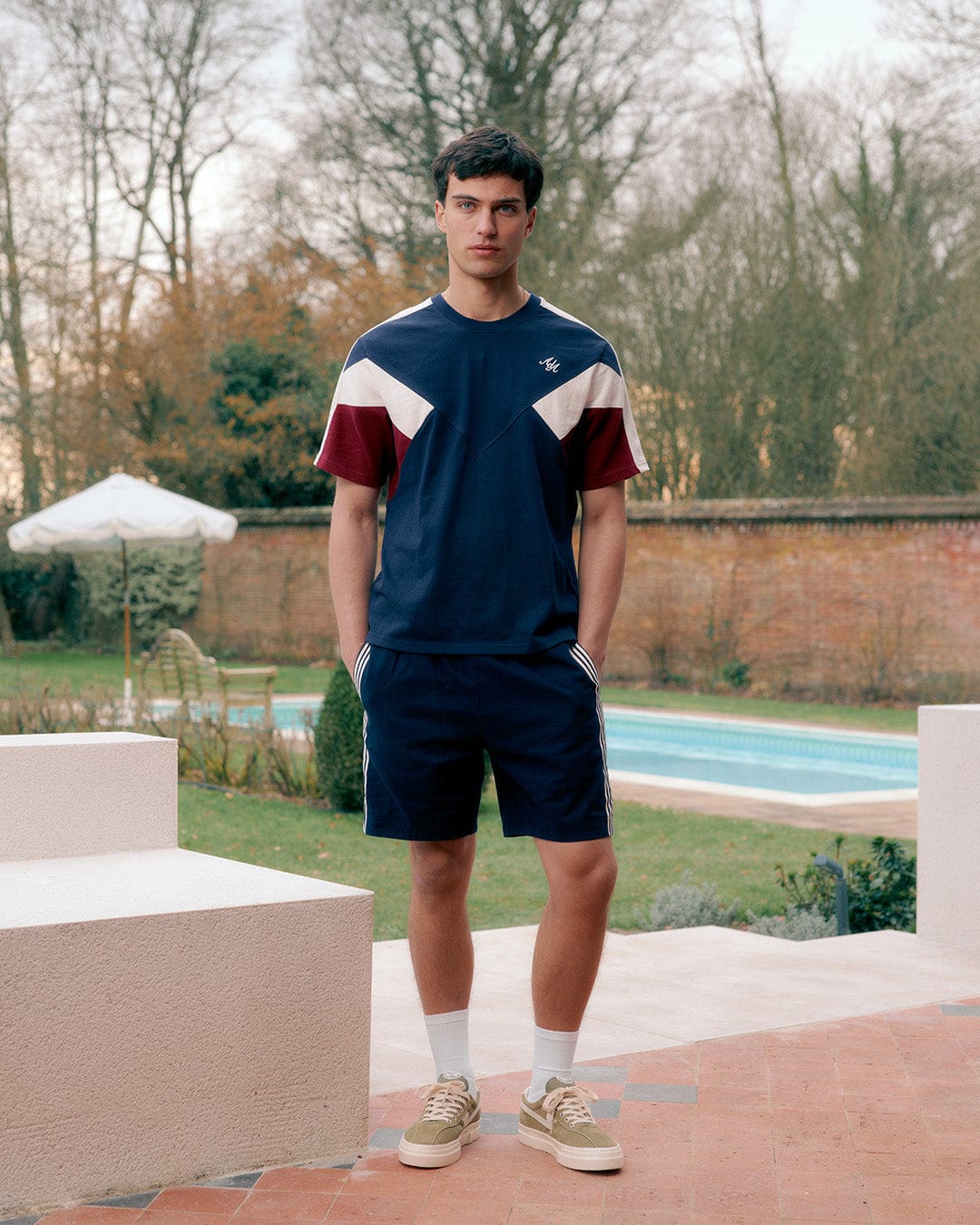 Naoki T-Shirt | Navy - Image 4