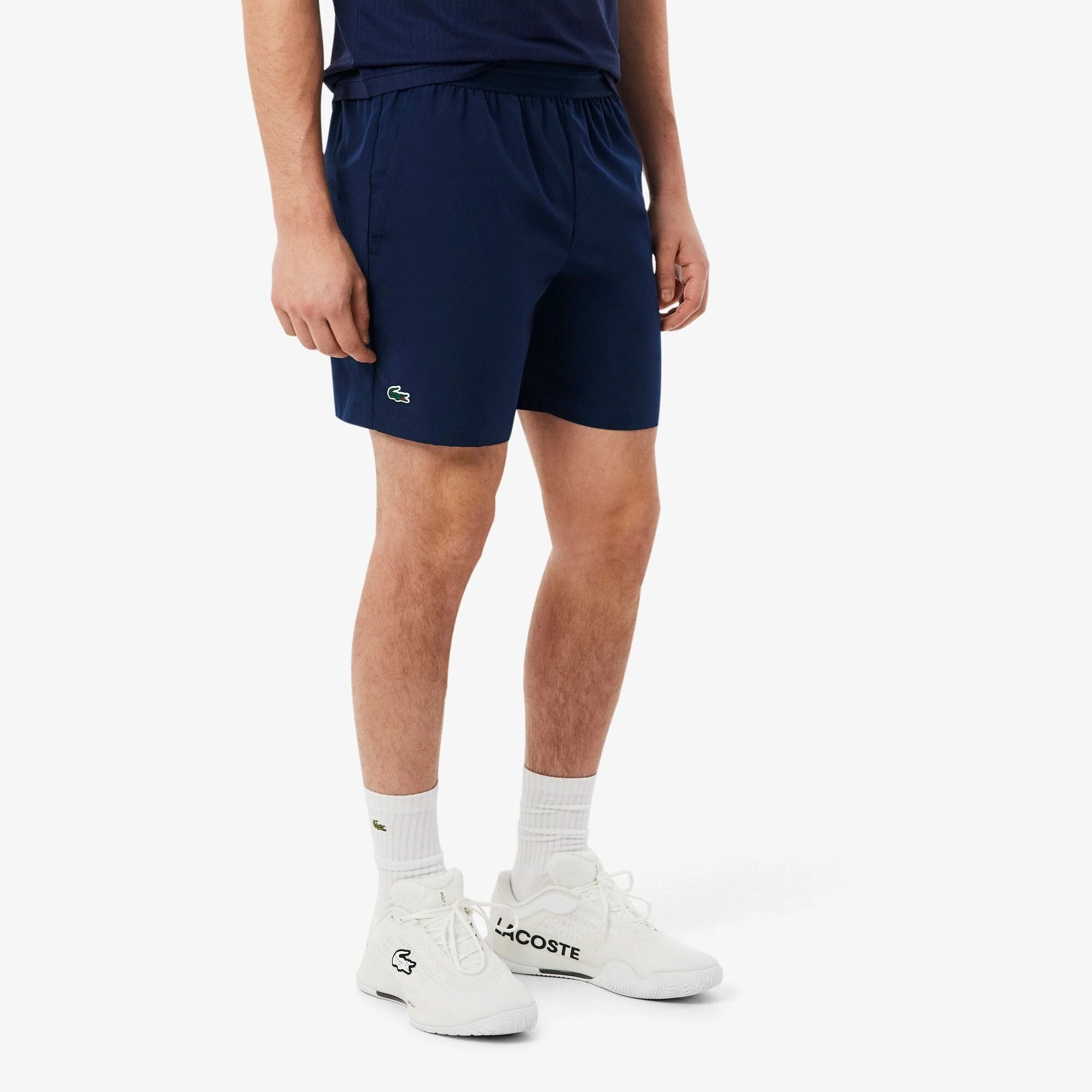 "New Players" Ultra Dry Tennis Shorts in Blue Marine - Image 2