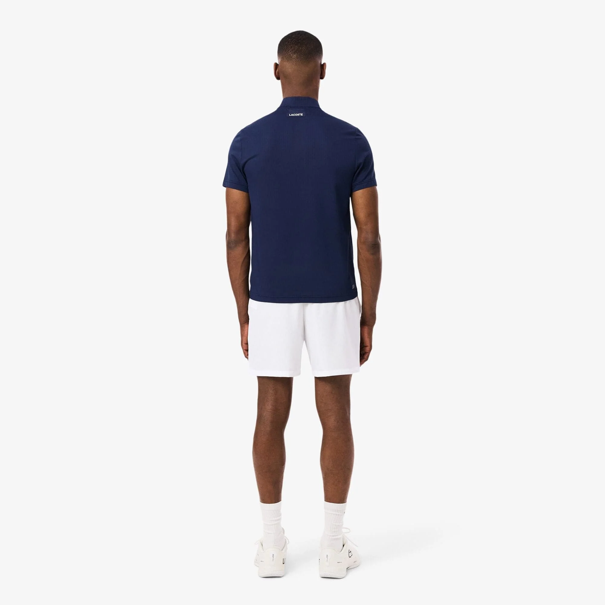 "New Players" Ultra Dry Tennis Shorts in White-Blanc - Image 3