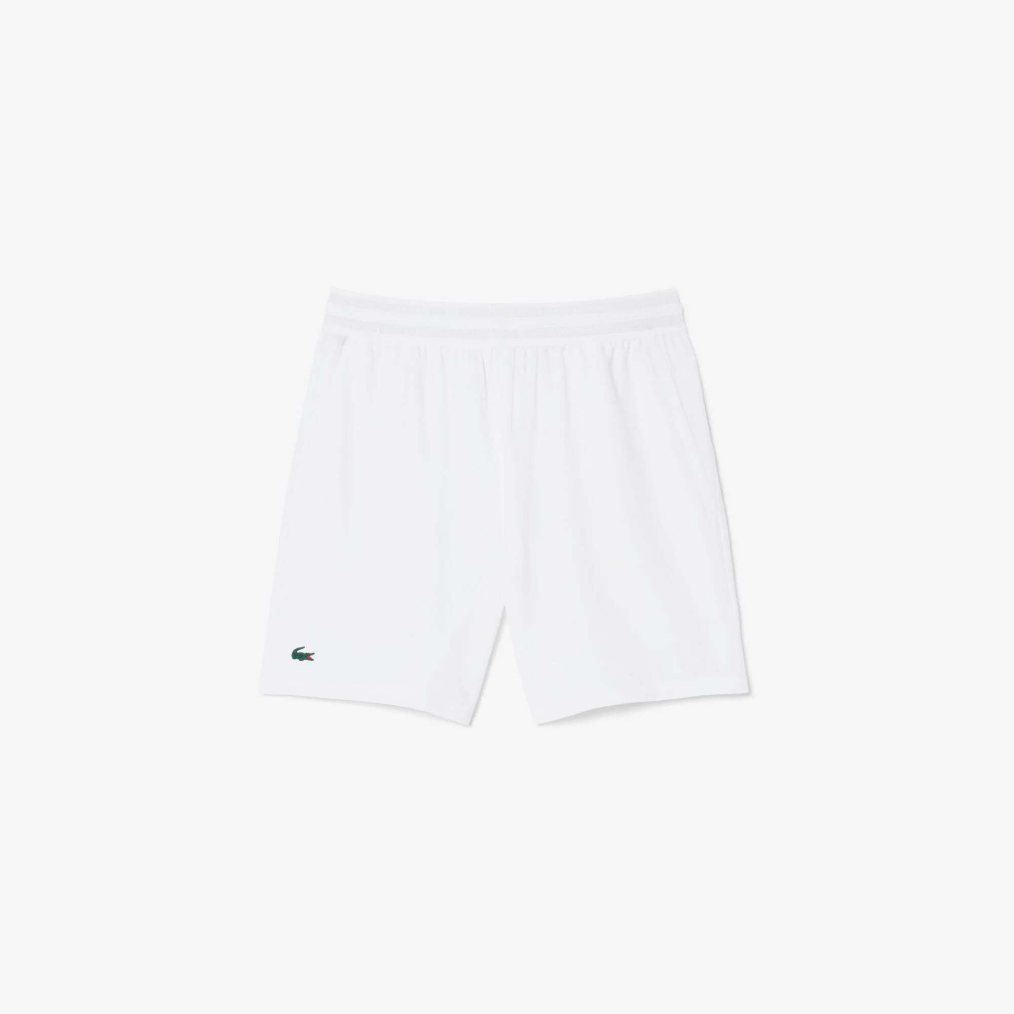 "New Players" Ultra Dry Tennis Shorts in White-Blanc - Image 4