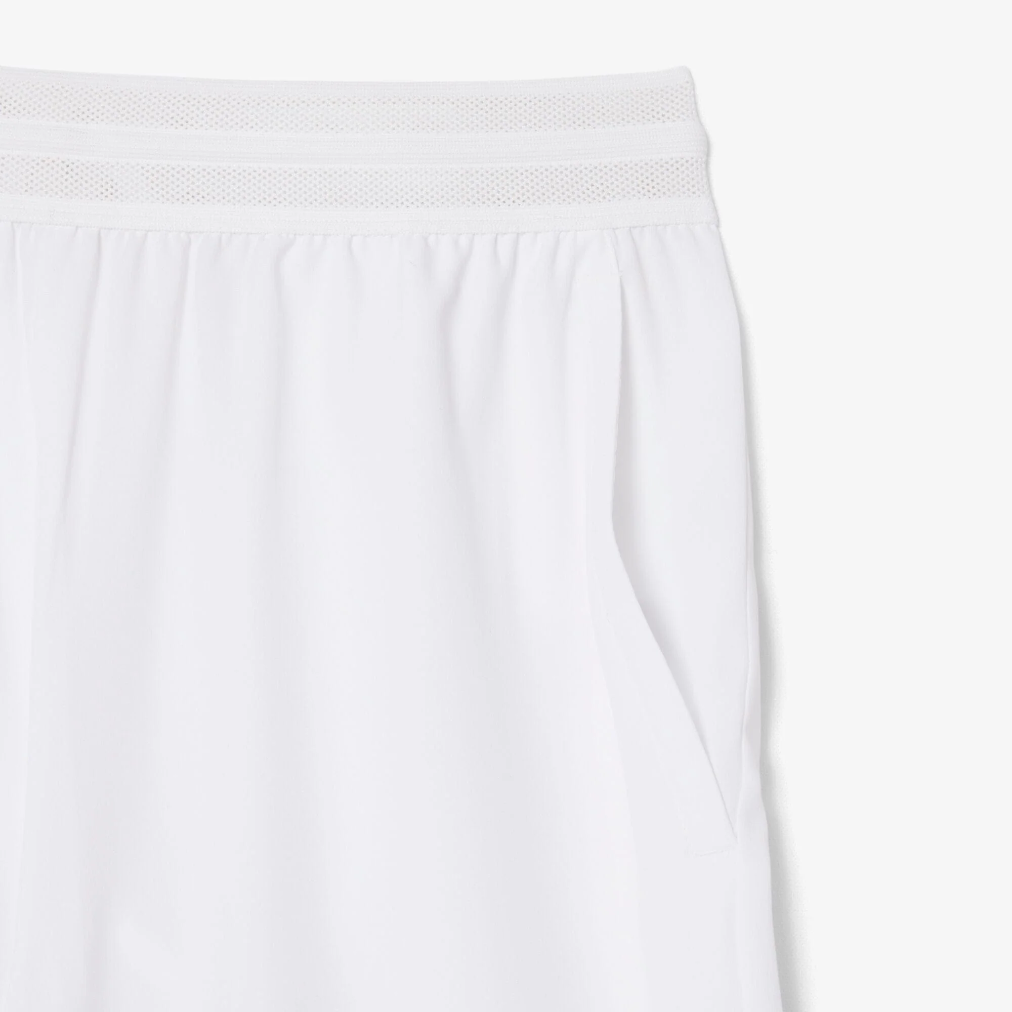 "New Players" Ultra Dry Tennis Shorts in White-Blanc - Image 5