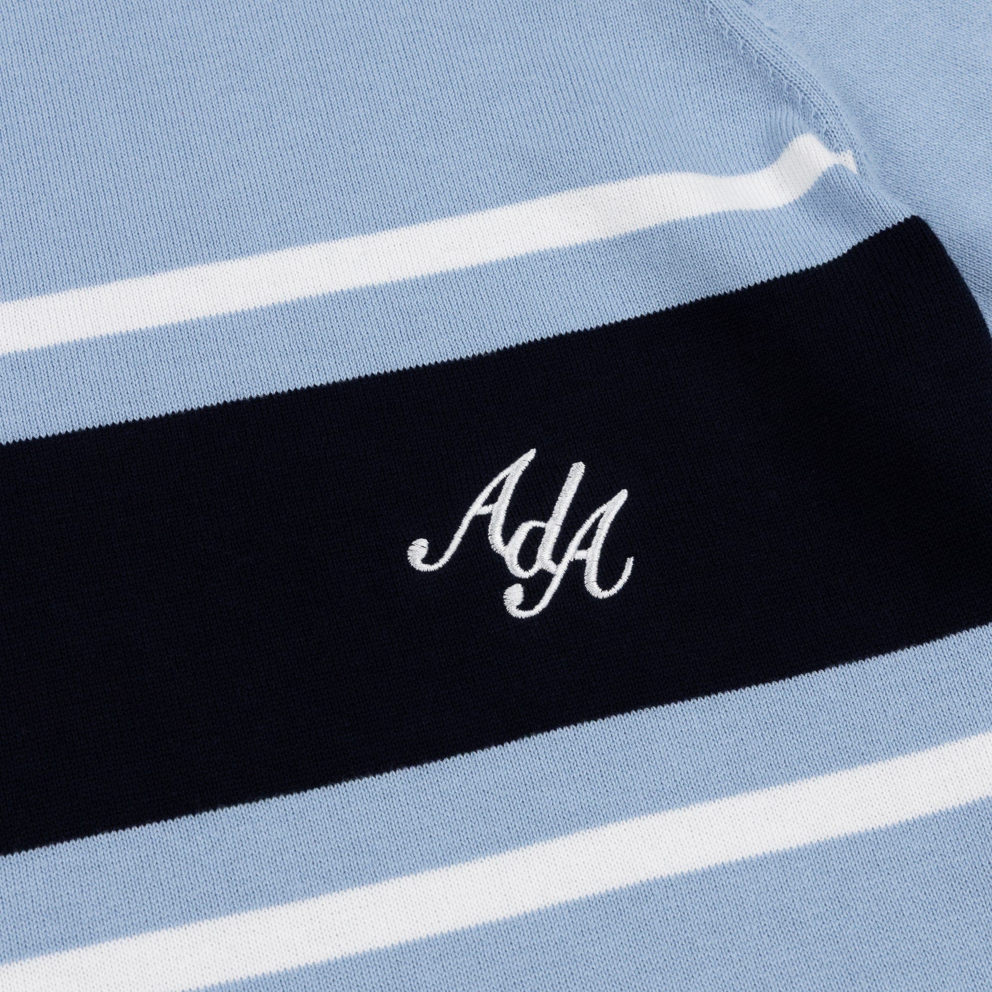 Notu Knitted Polo | Blue - Image 3
