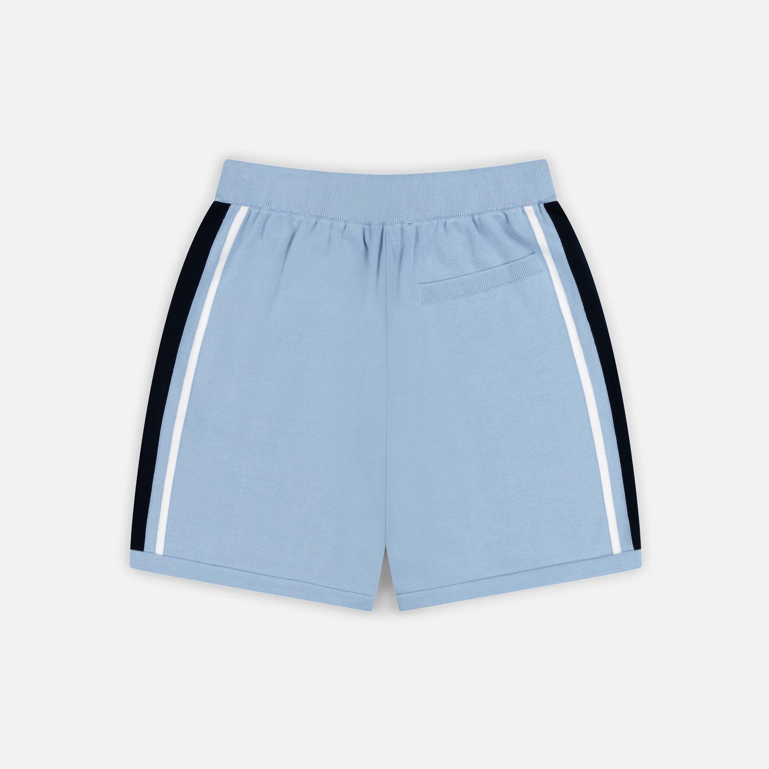 Notu Knitted Shorts | Blue - Image 2