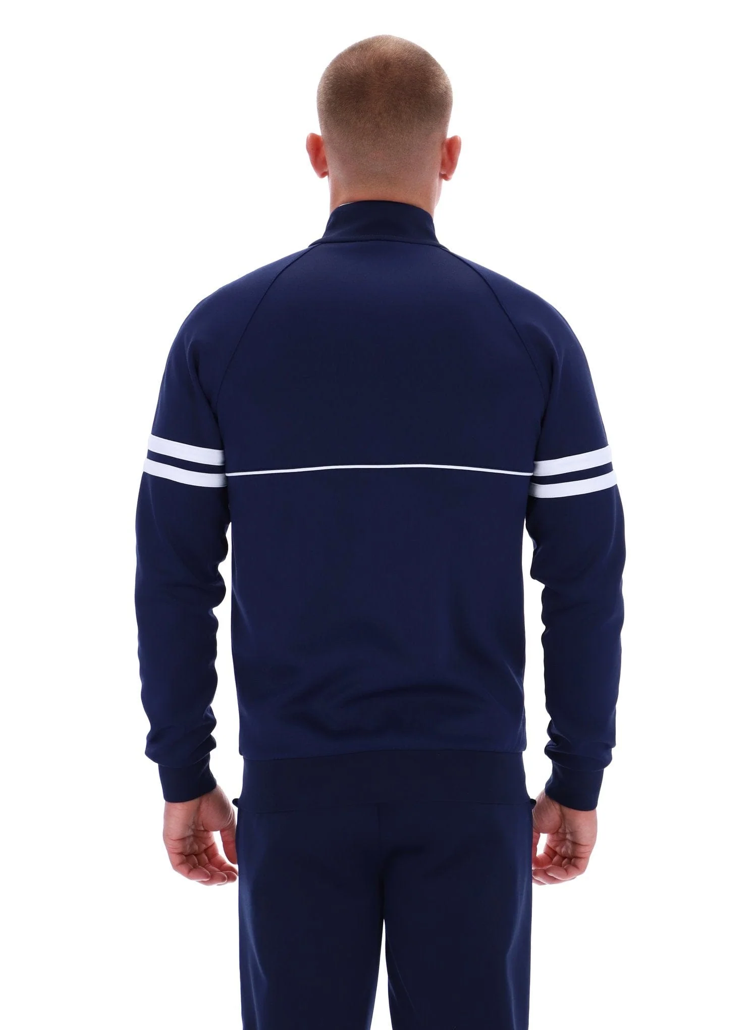 Orion Track Jacket in Martime Blue/White - Image 4