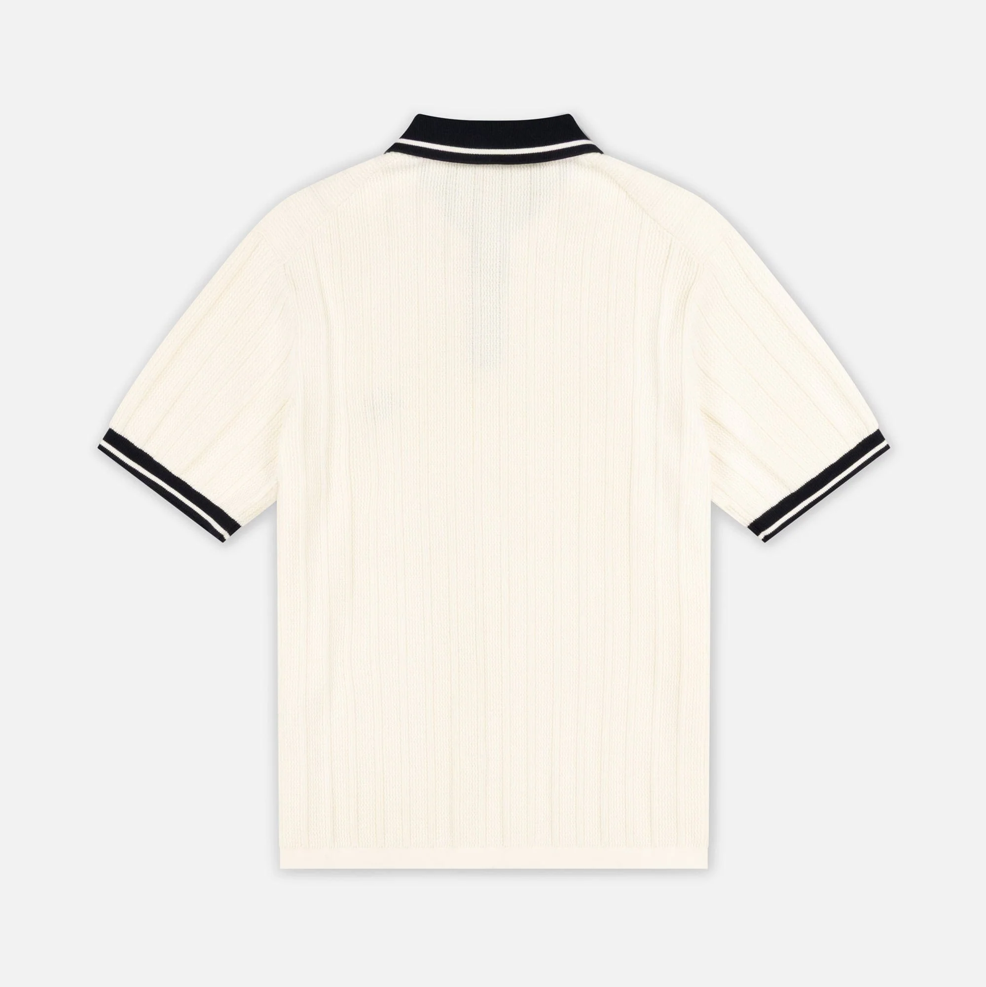 Pecra Knitted Polo | Cream - Image 2