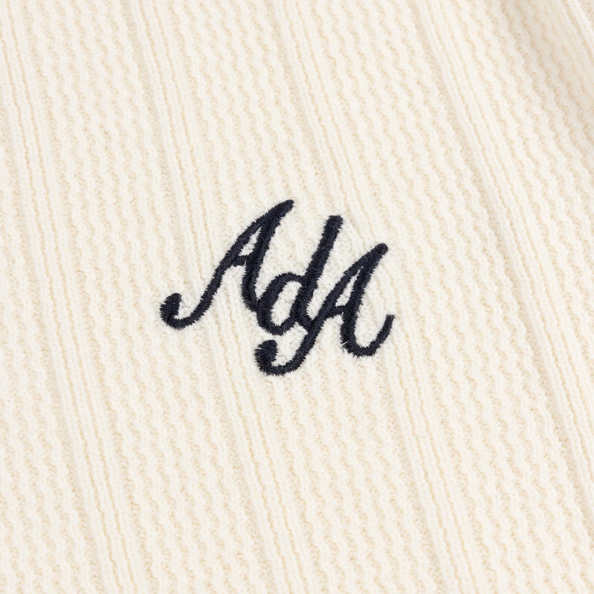 Pecra Knitted Polo | Cream - Image 4