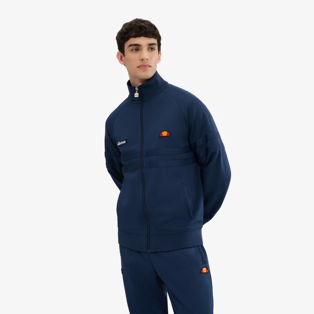 Rimini Track Jacket in Navy Mono - Image 3