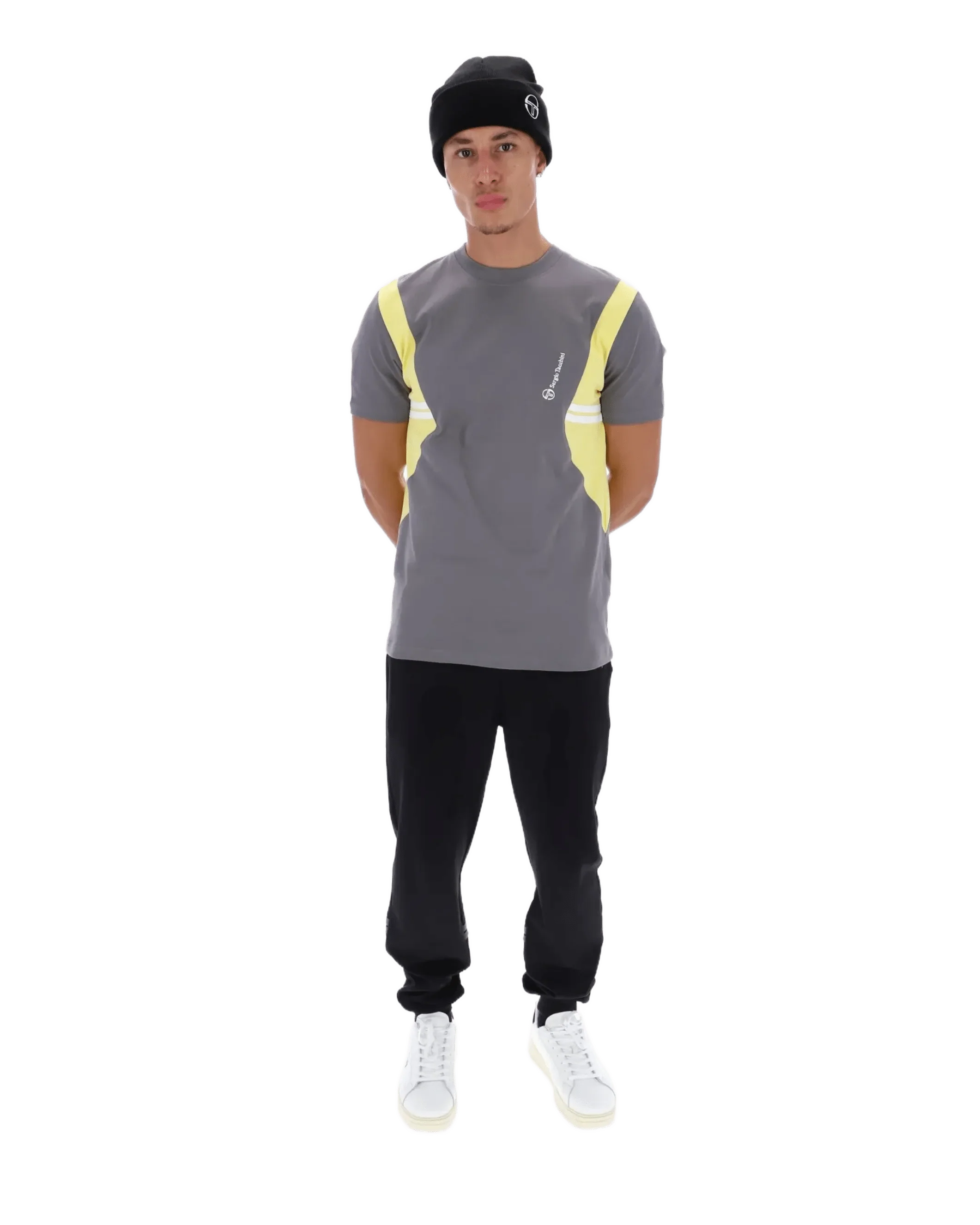 Blow T T Shirt in Quietshade/Lemon Drop/White - Image 5