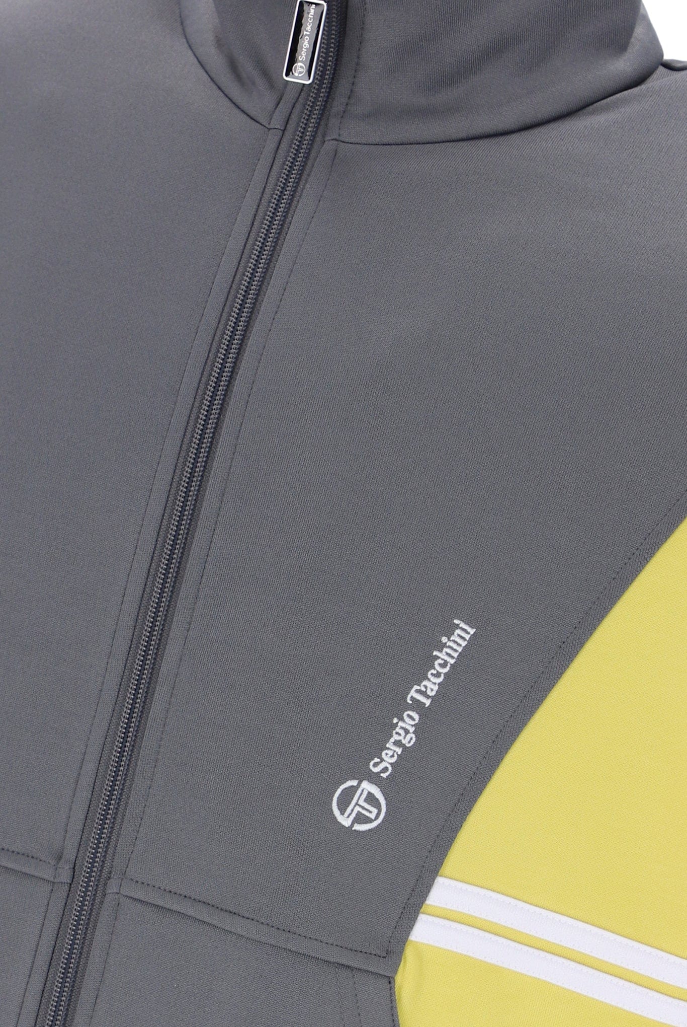 Blow TJ Track Jacket in Quiet Shade/Lemon Drop/White - Image 4