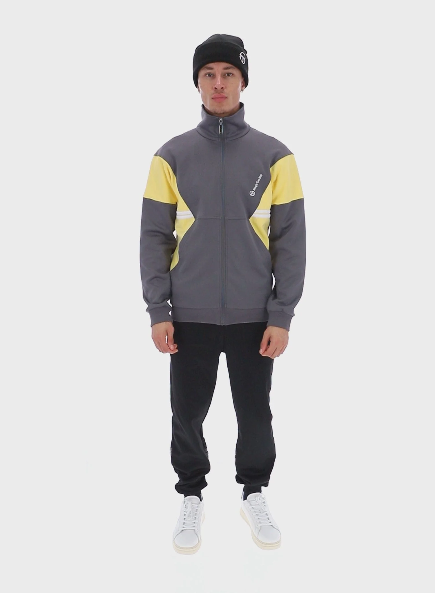 Blow TJ Track Jacket in Quiet Shade/Lemon Drop/White - Image 8