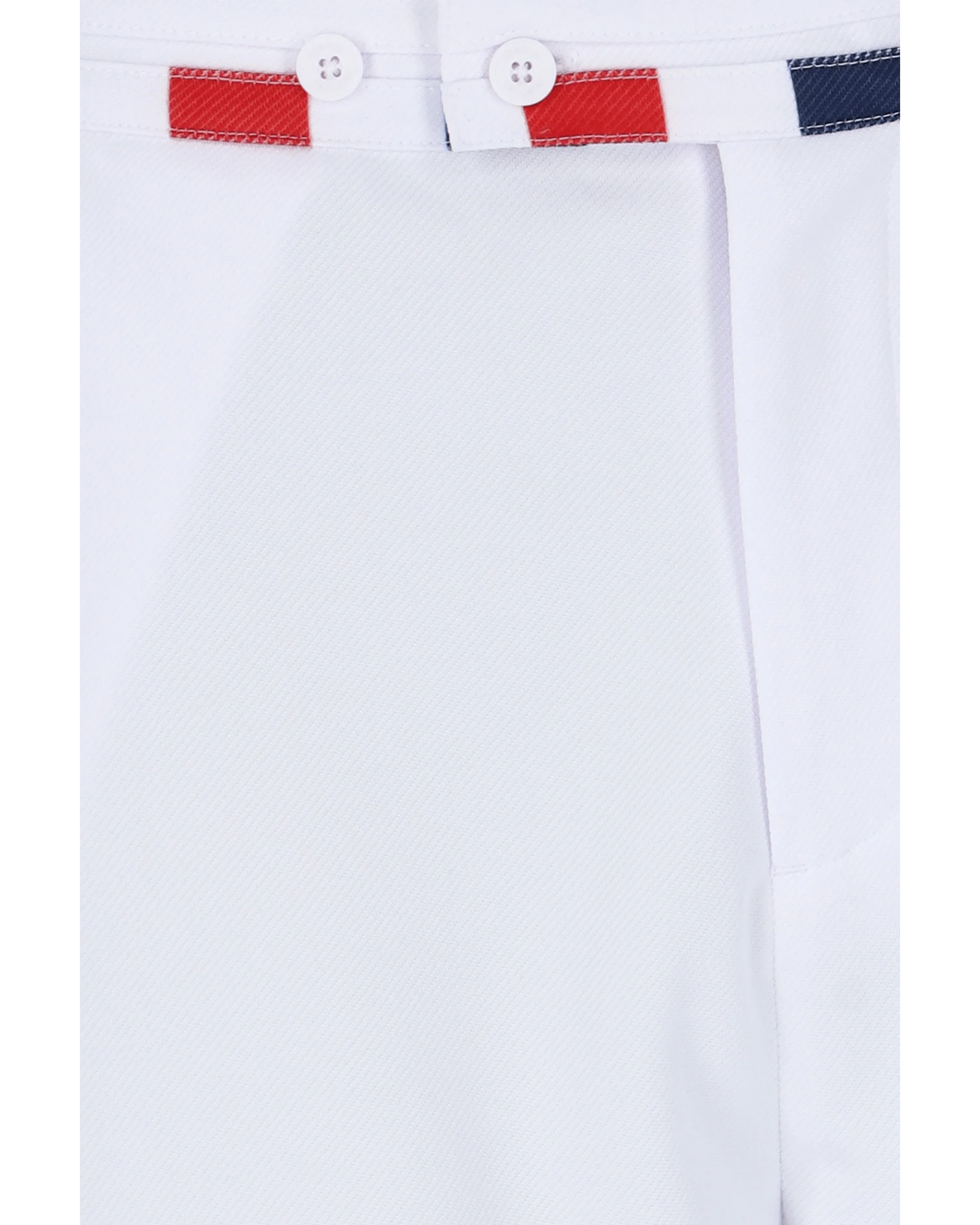 Cielo Tennis Short In White/Maritime Blue/Adrenaline Rush - Image 3