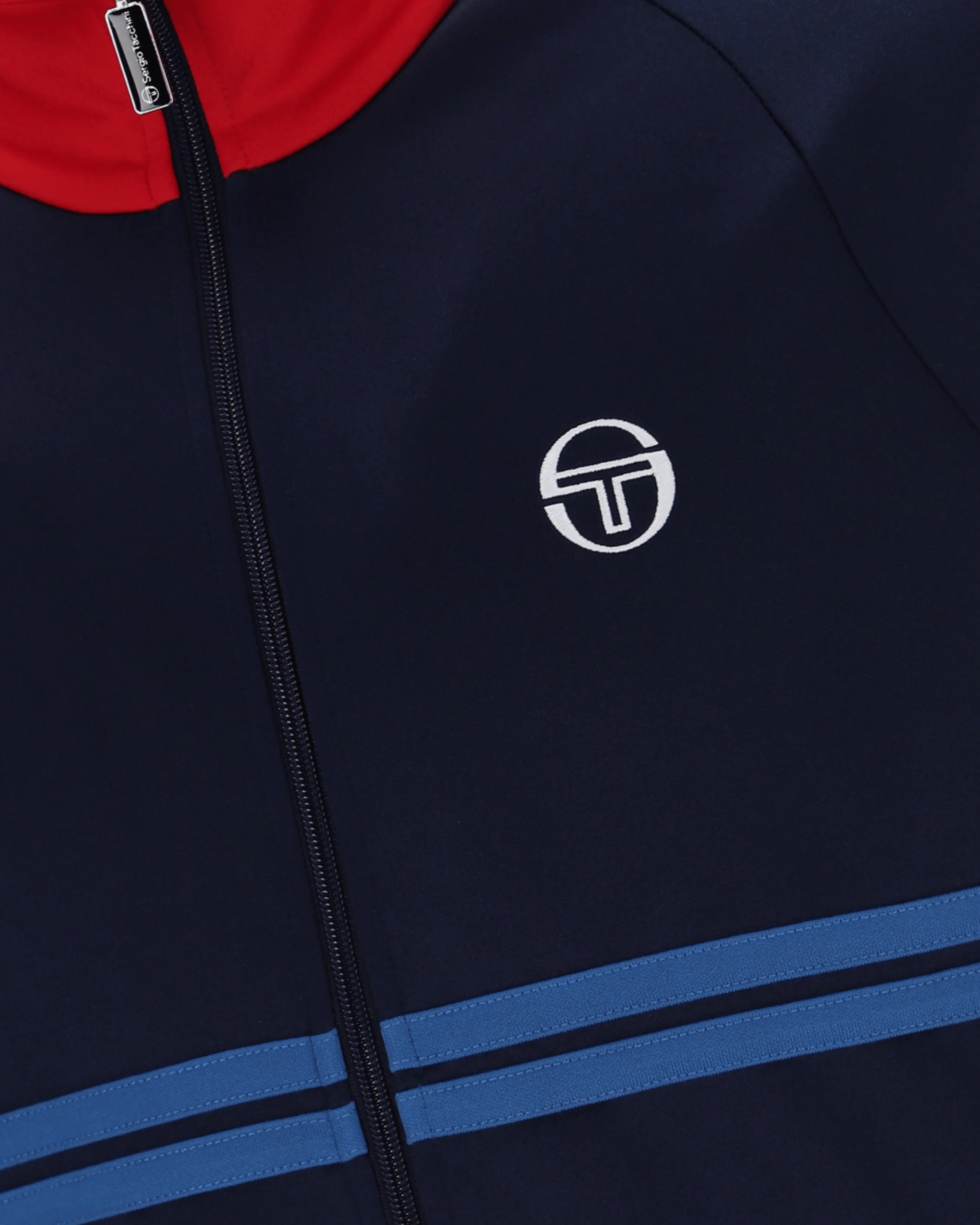 Dallas Track Top In Maritime Blue/Adrenaline Rush/Nautical Blue - Image 4