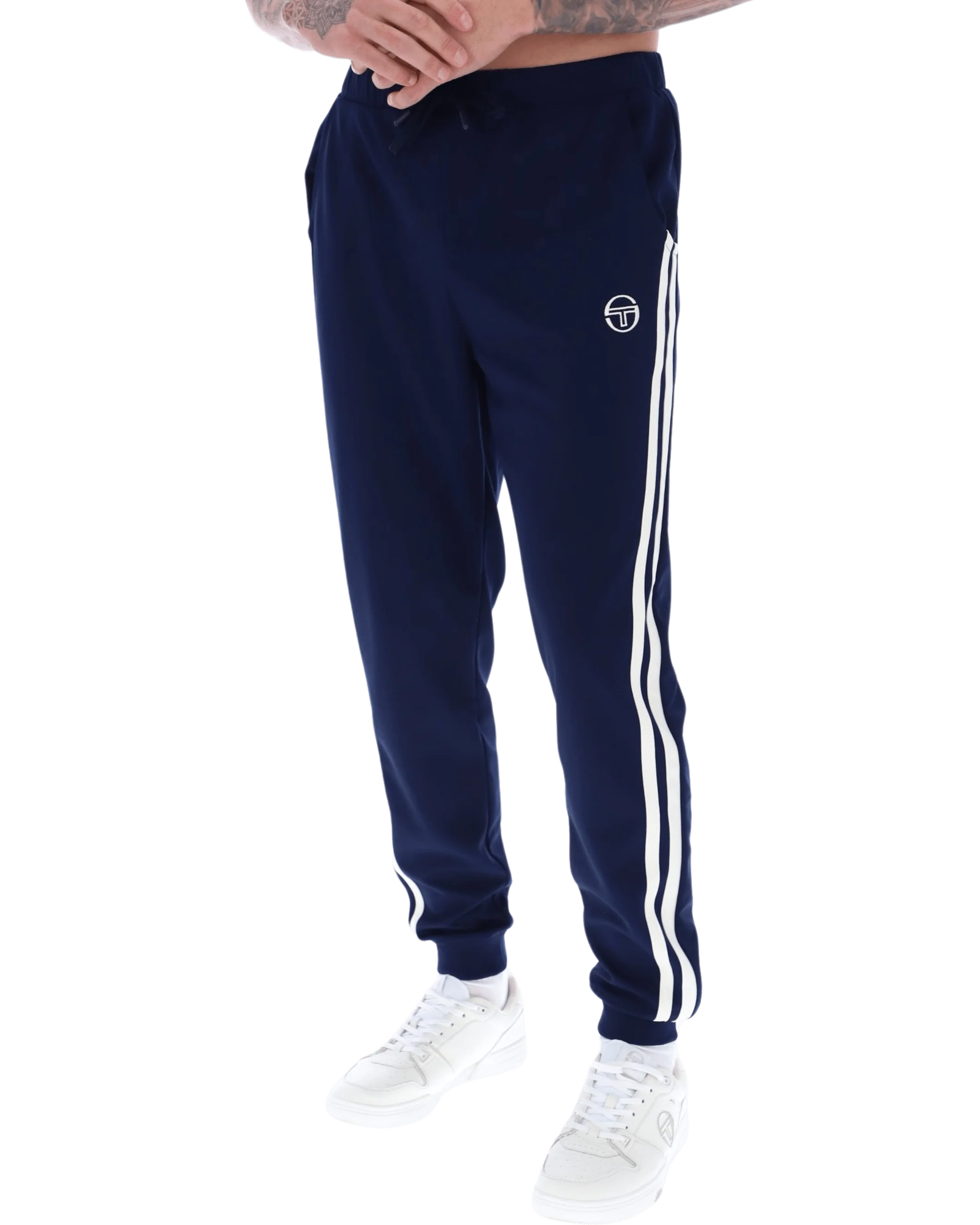 Damarindo TP Track Pant in Maritime Blue/ Gardenia - Image 3
